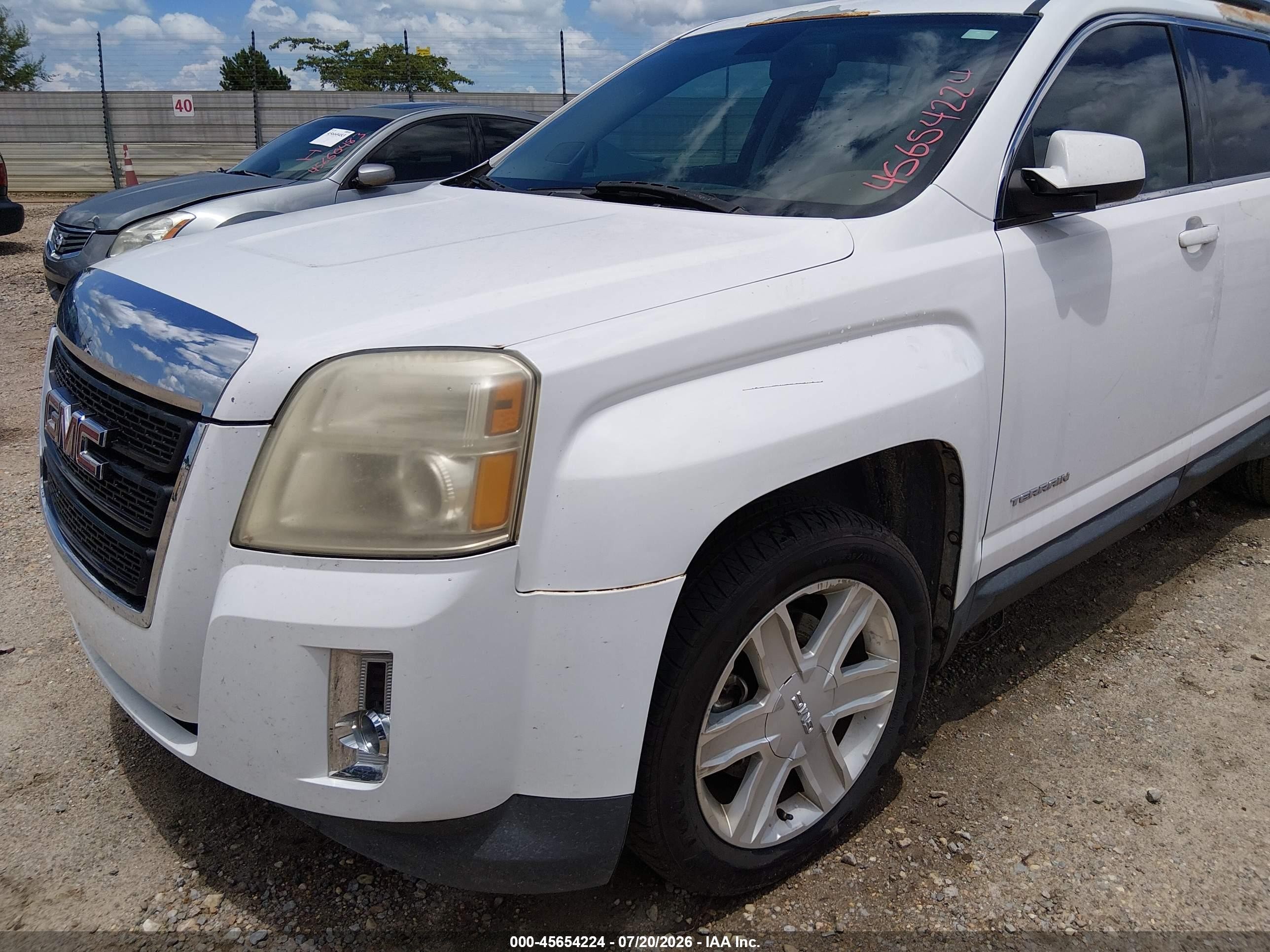 2011 Gmc Terrain Slt-1 White vin: 2CTALUEC1B6426705