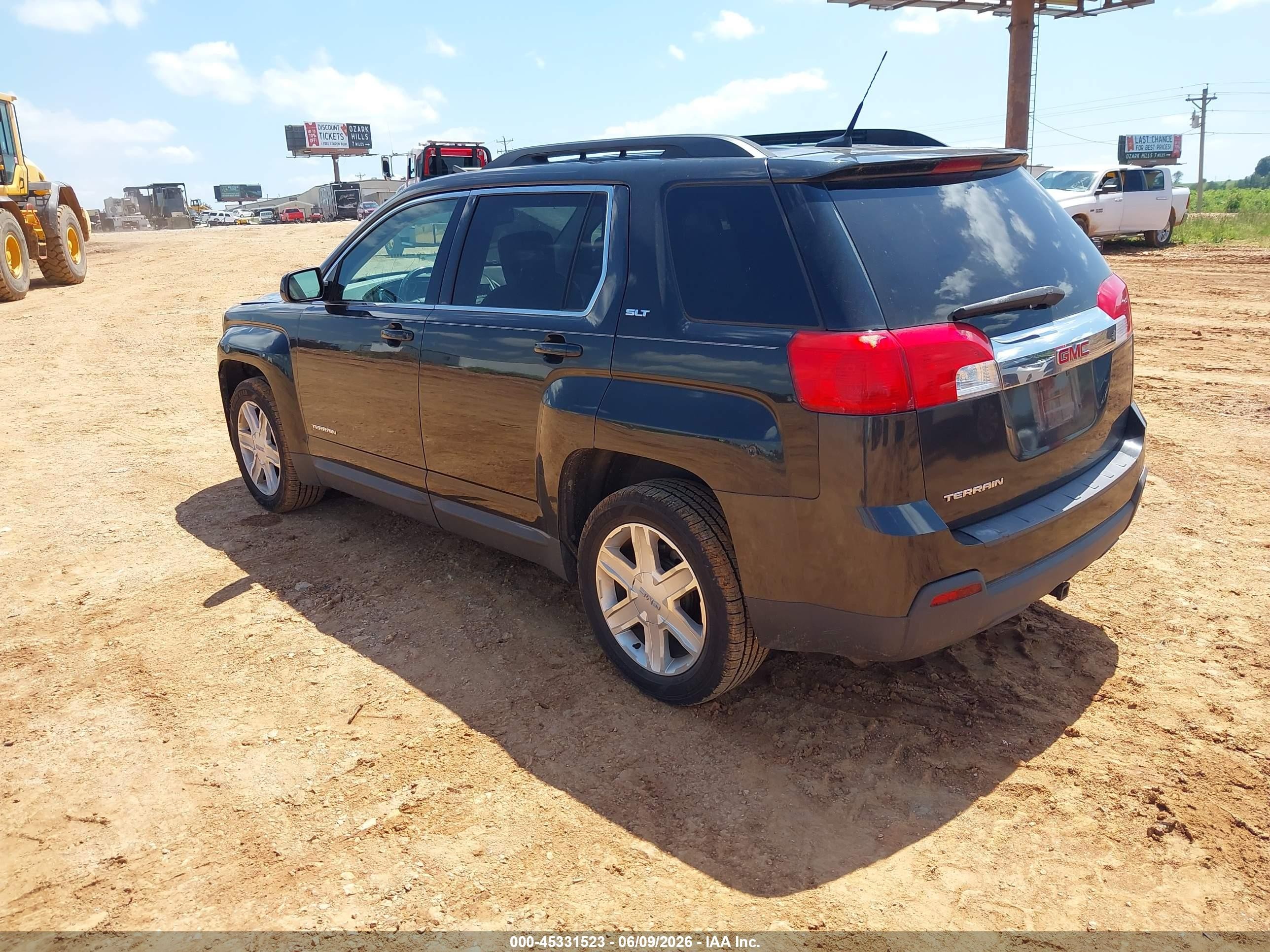 2011 Gmc Terrain Slt-1 Black vin: 2CTALUEC6B6324283