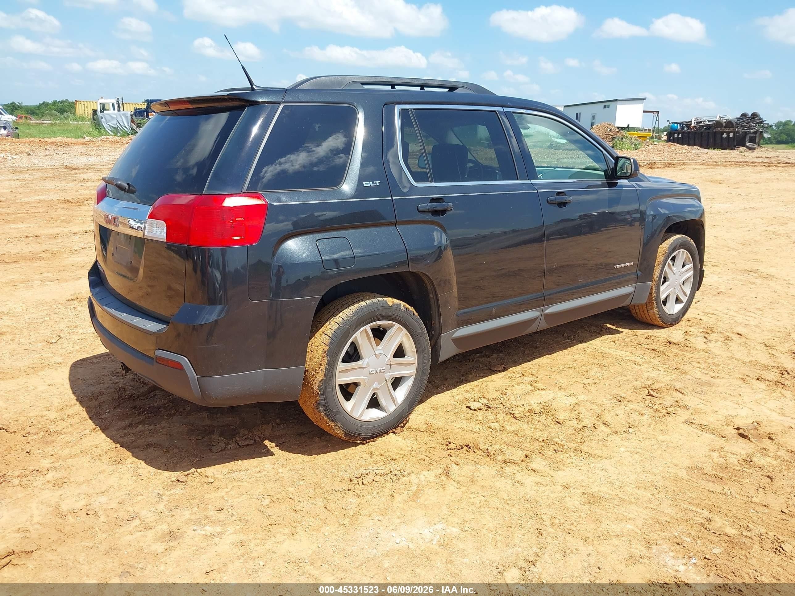 2011 Gmc Terrain Slt-1 Black vin: 2CTALUEC6B6324283