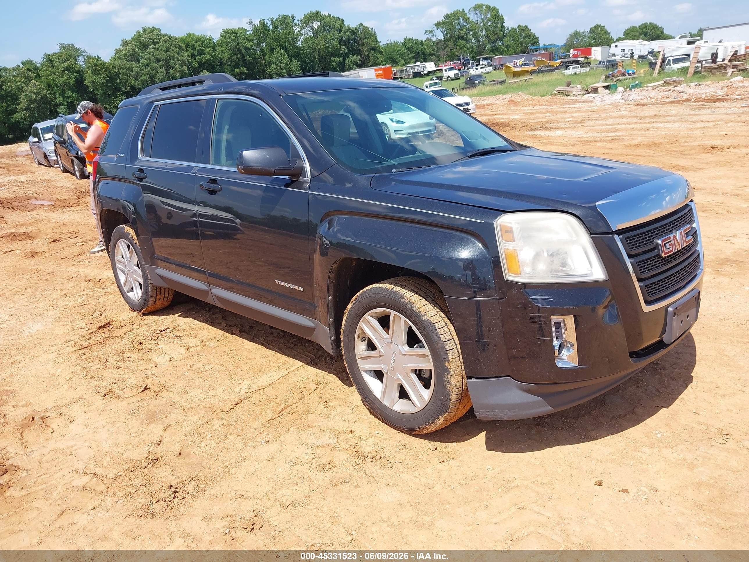 2011 Gmc Terrain Slt-1 Black vin: 2CTALUEC6B6324283