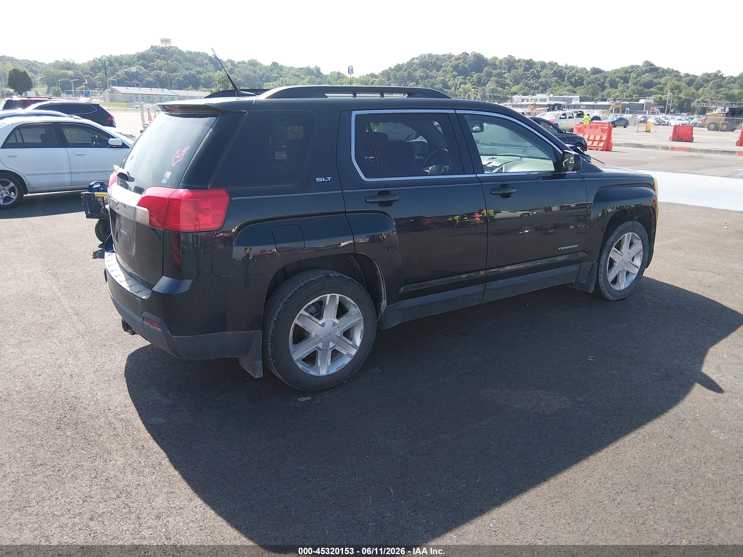 2011 Gmc Terrain Slt-1 Black vin: 2CTALUEC6B6381227