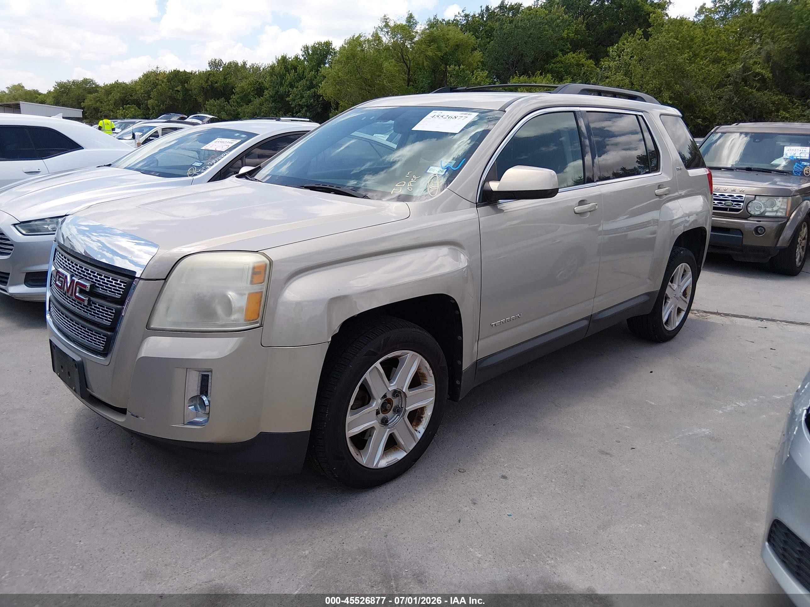 2011 Gmc Terrain Slt-1 Gold vin: 2CTALUEC6B6389375