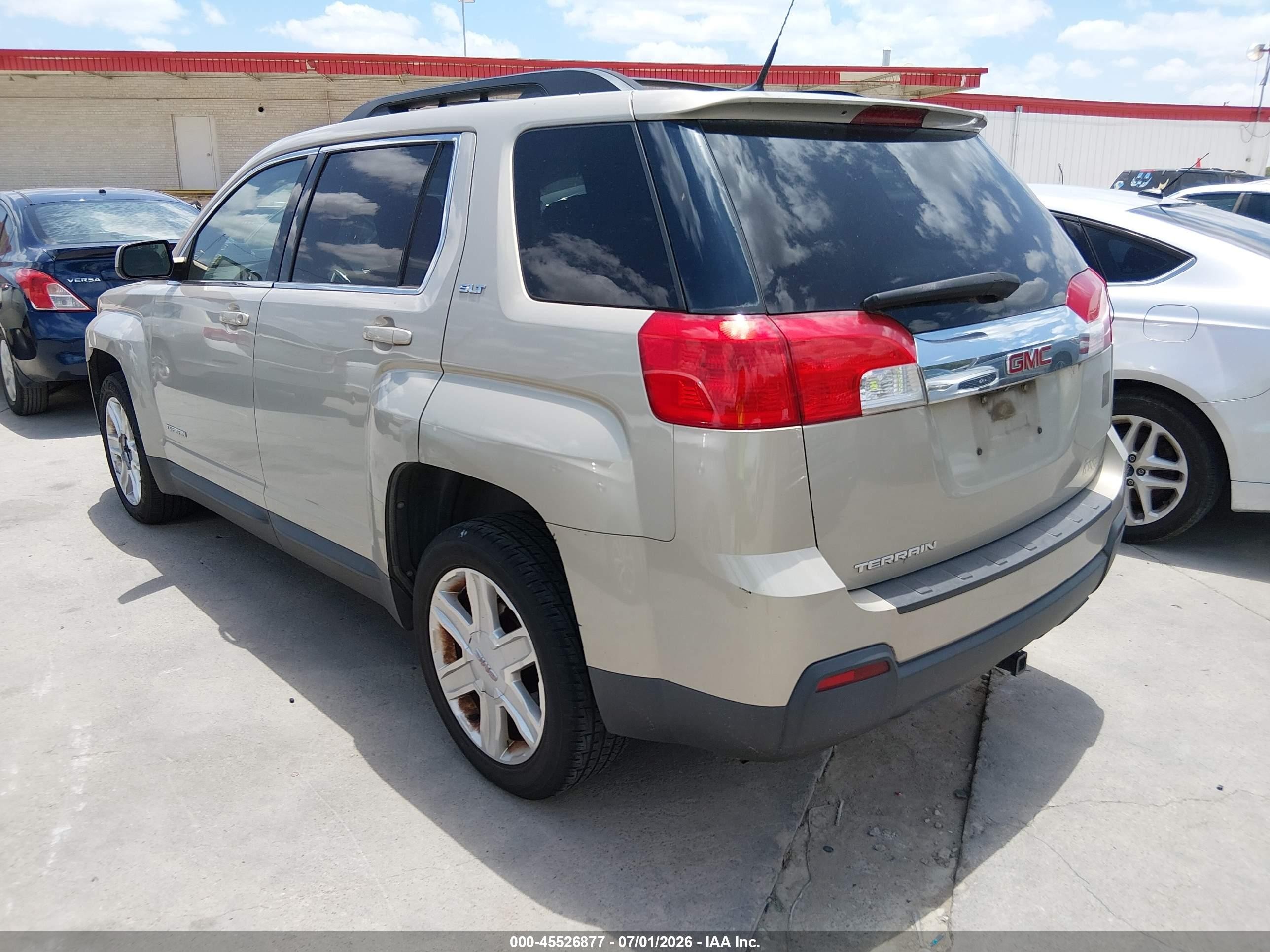2011 Gmc Terrain Slt-1 Gold vin: 2CTALUEC6B6389375