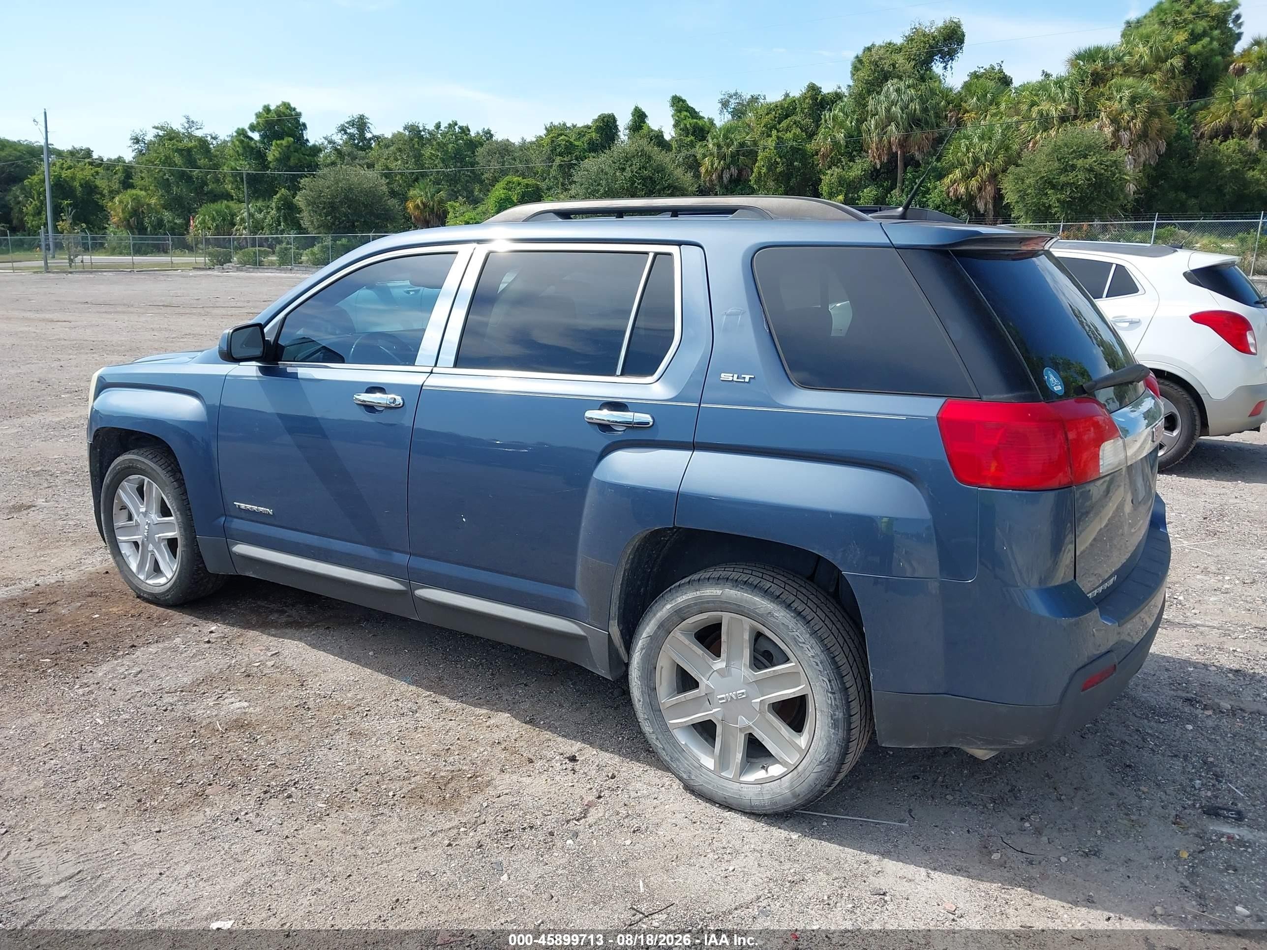 2011 Gmc Terrain Slt-1 Blue vin: 2CTALUEC8B6385635