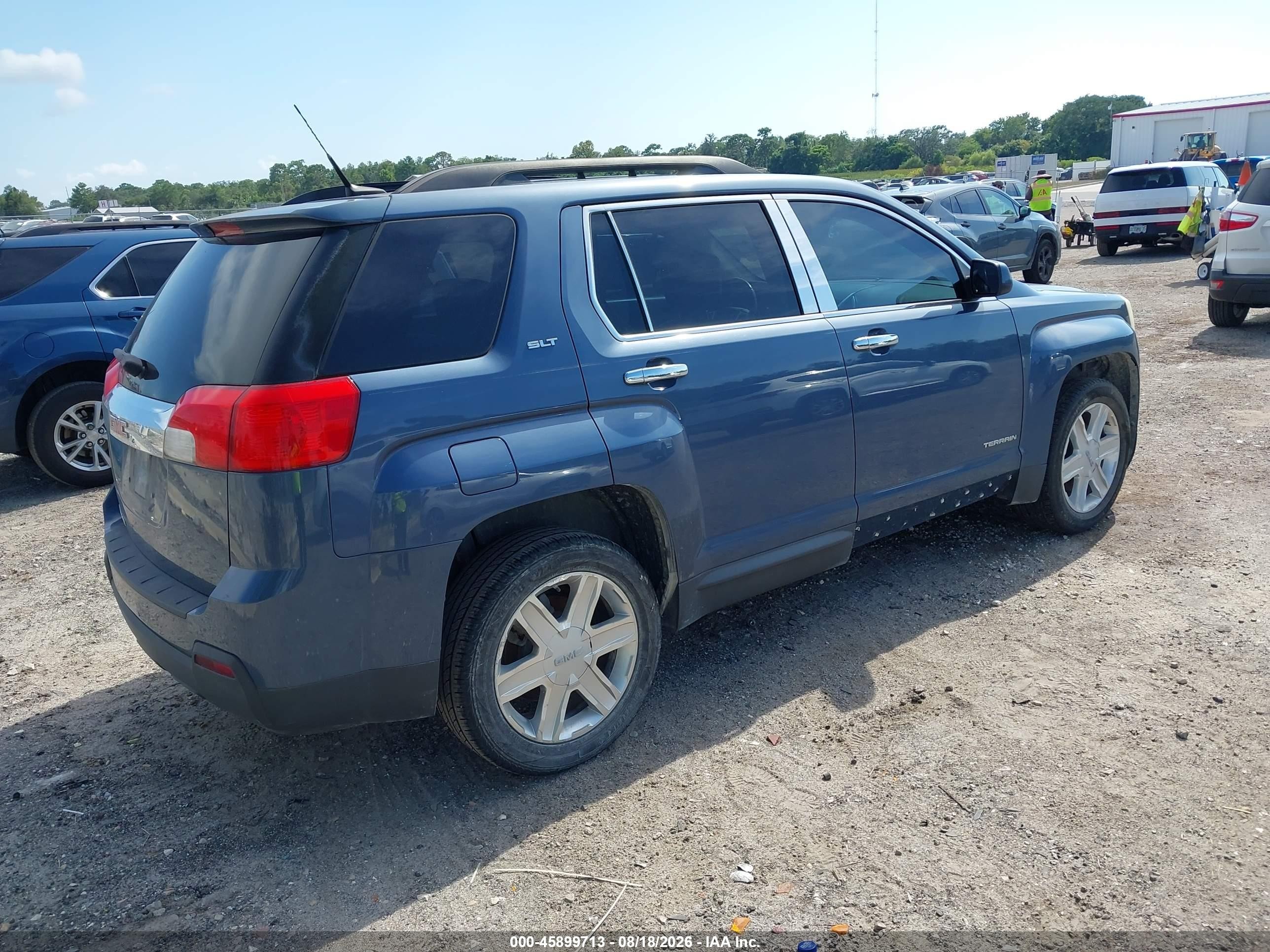 2011 Gmc Terrain Slt-1 Blue vin: 2CTALUEC8B6385635