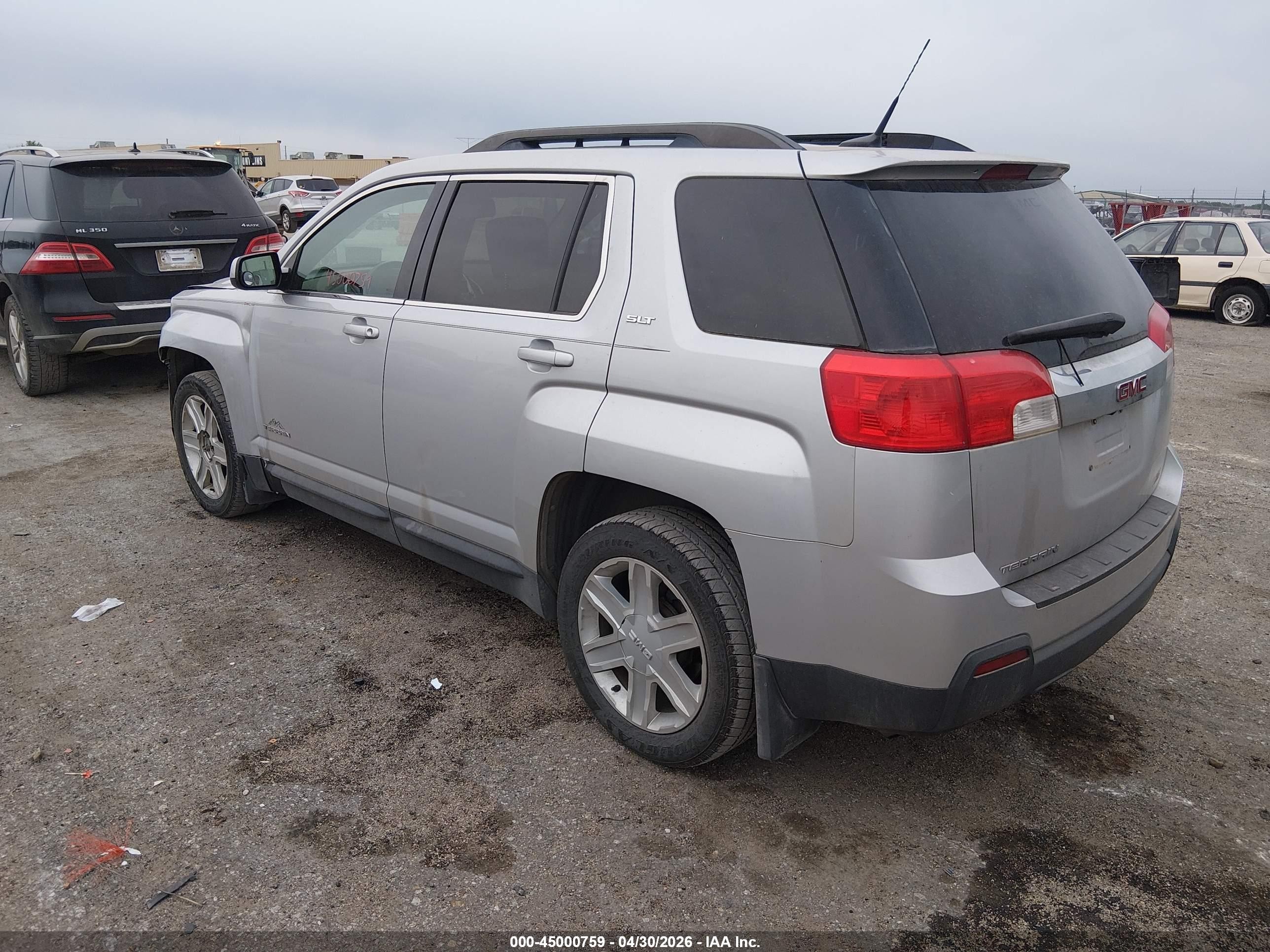 2011 Gmc Terrain Slt-1 Silver vin: 2CTALUECXB6338946