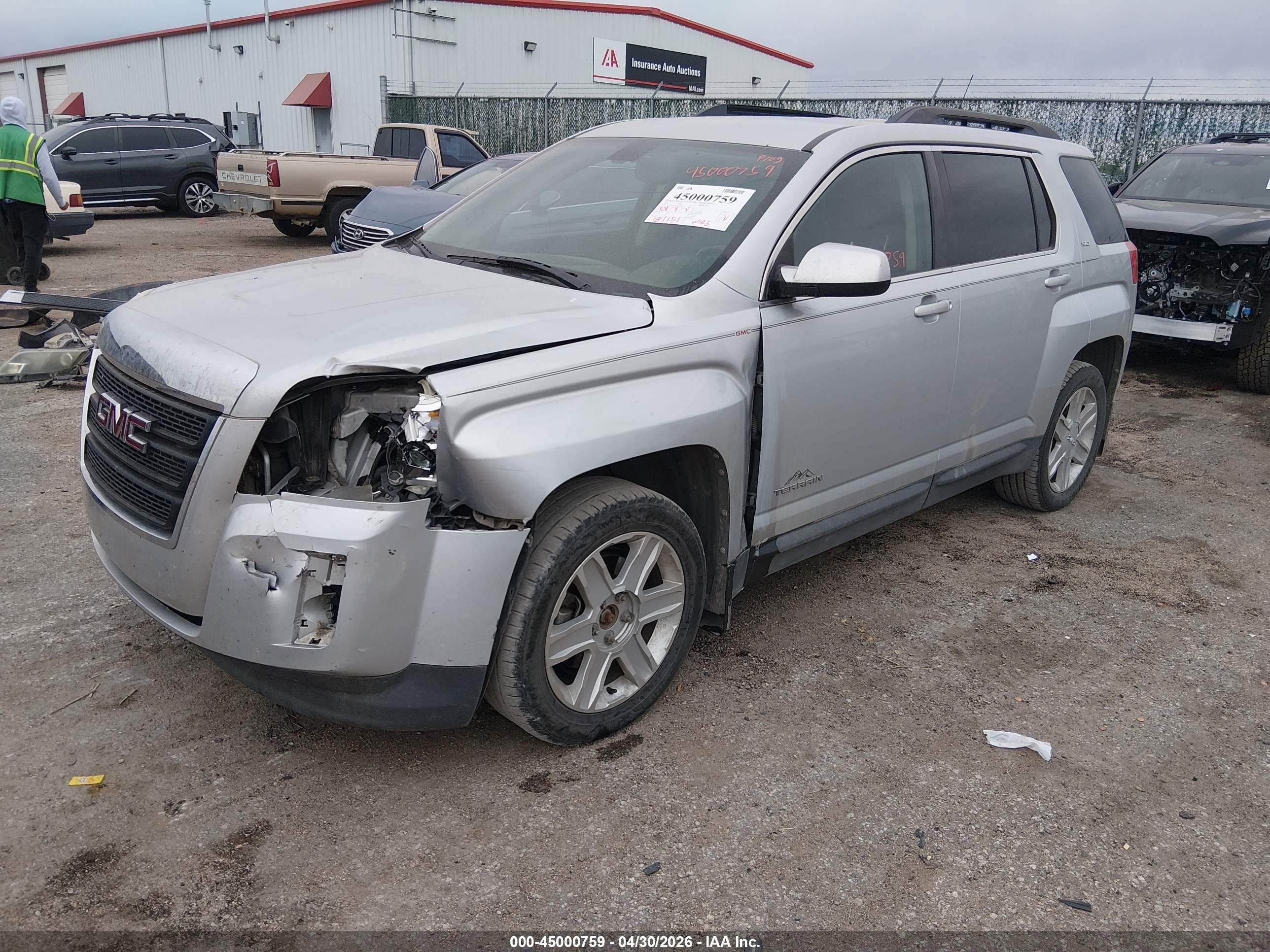 2011 Gmc Terrain Slt-1 Silver vin: 2CTALUECXB6338946