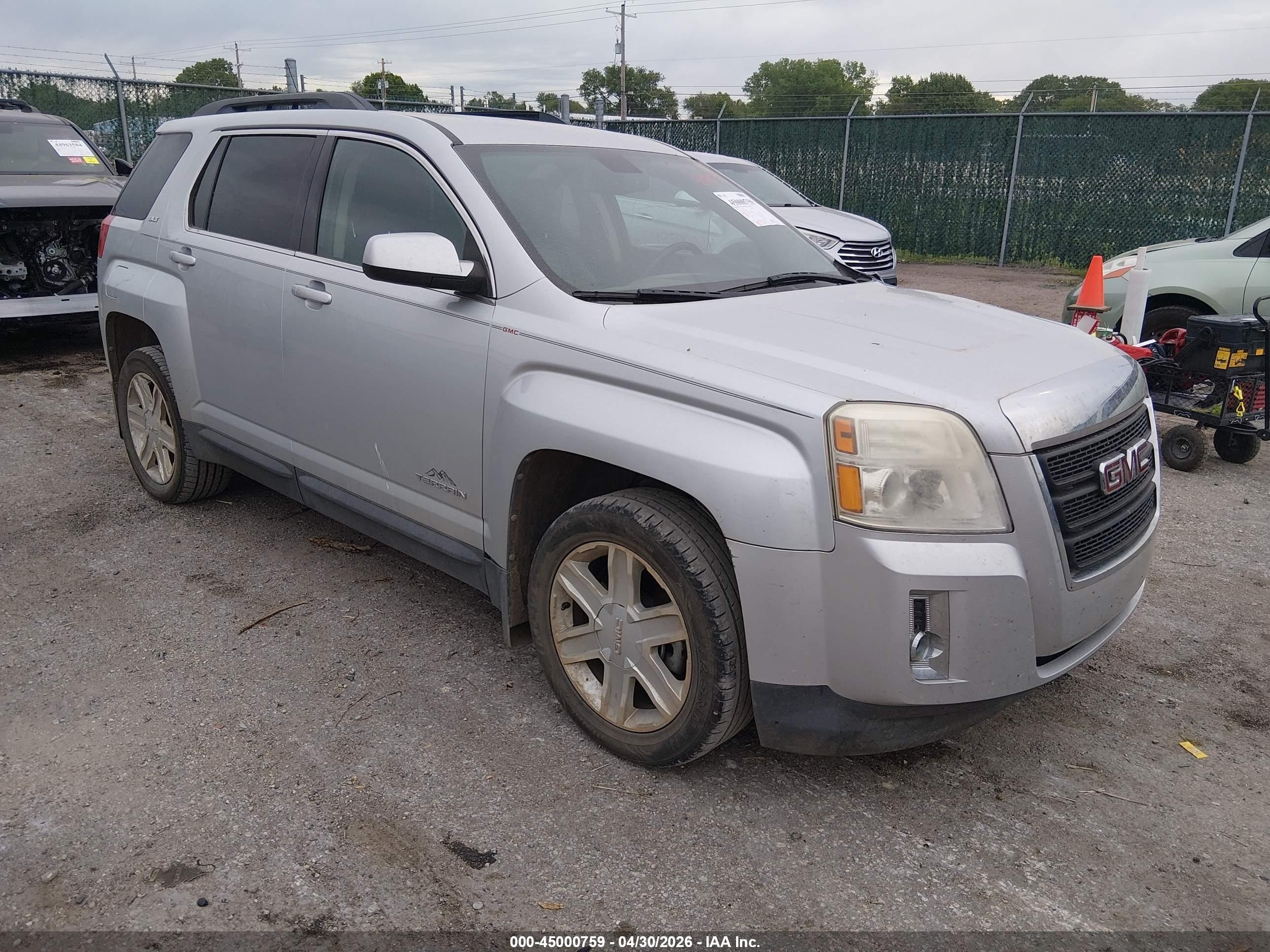 2011 Gmc Terrain Slt-1 Silver vin: 2CTALUECXB6338946