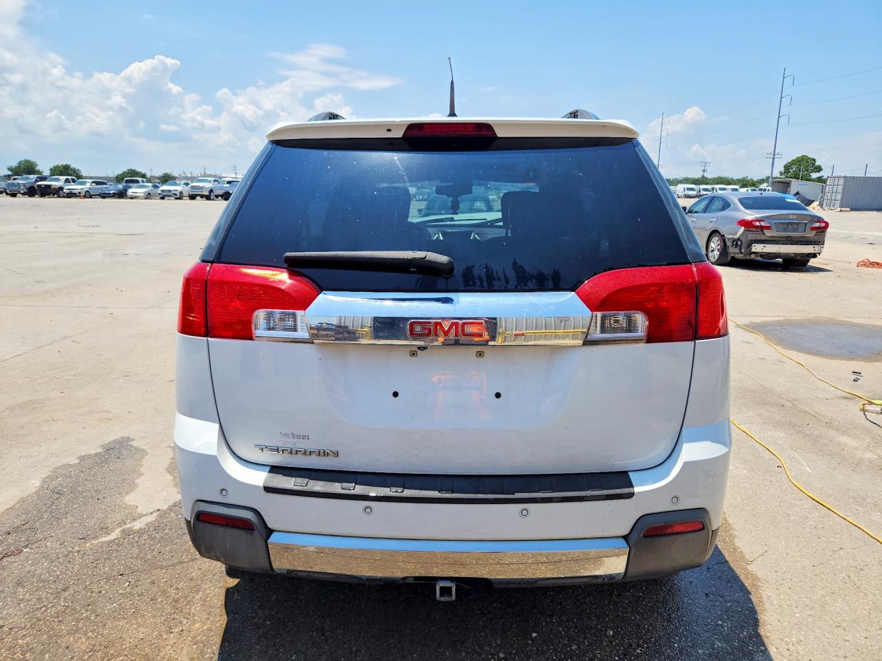 2011 Gmc Terrain Slt White vin: 2CTALWEC0B6203681