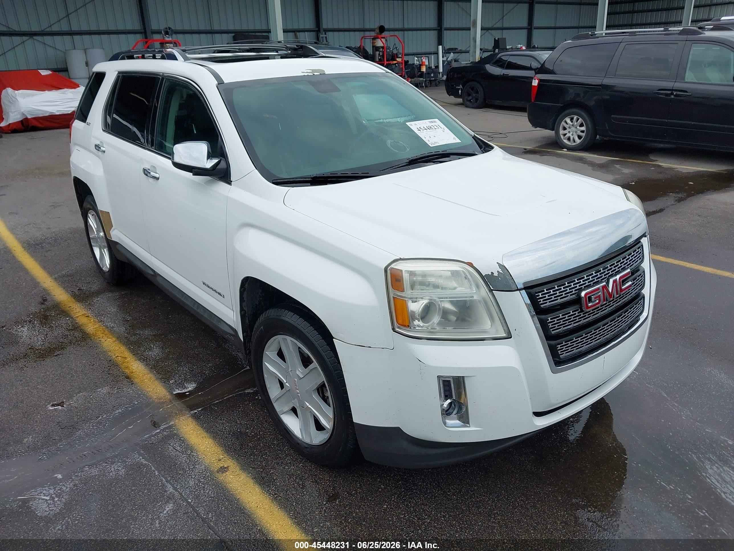 2011 Gmc Terrain Slt-2 White vin: 2CTALWEC3B6458583
