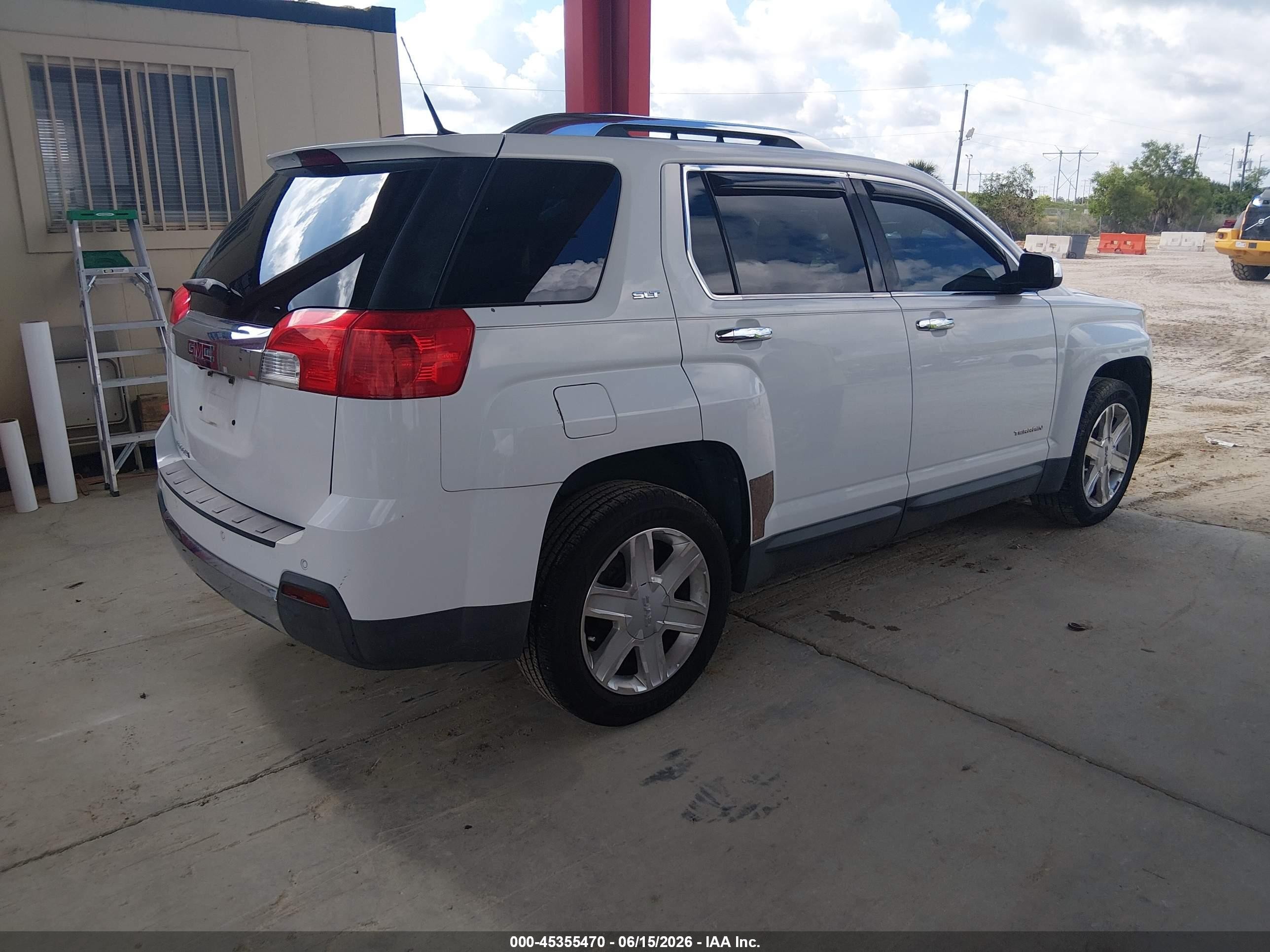 2011 Gmc Terrain Slt-2 White vin: 2CTALWEC4B6205210