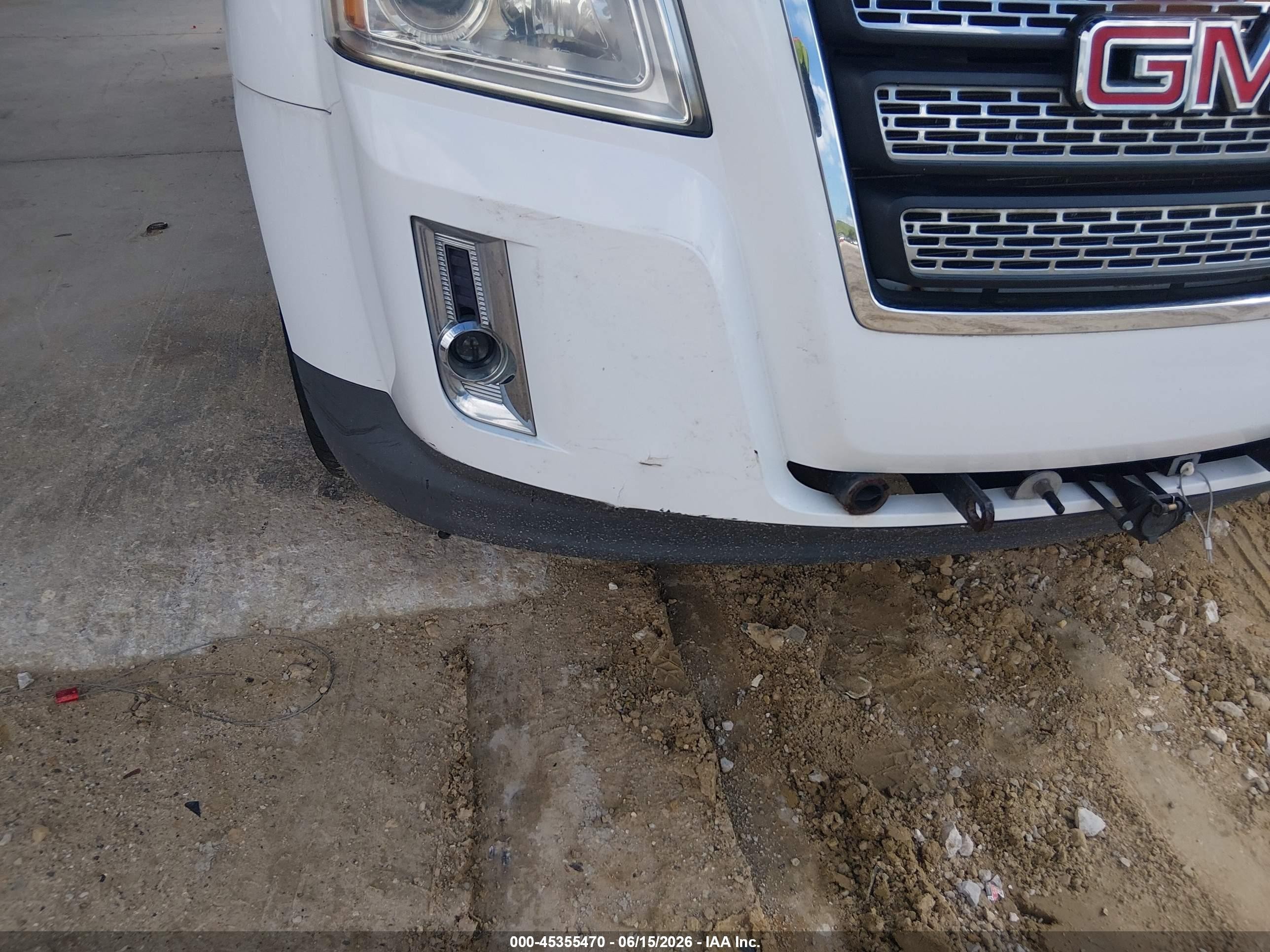 2011 Gmc Terrain Slt-2 White vin: 2CTALWEC4B6205210