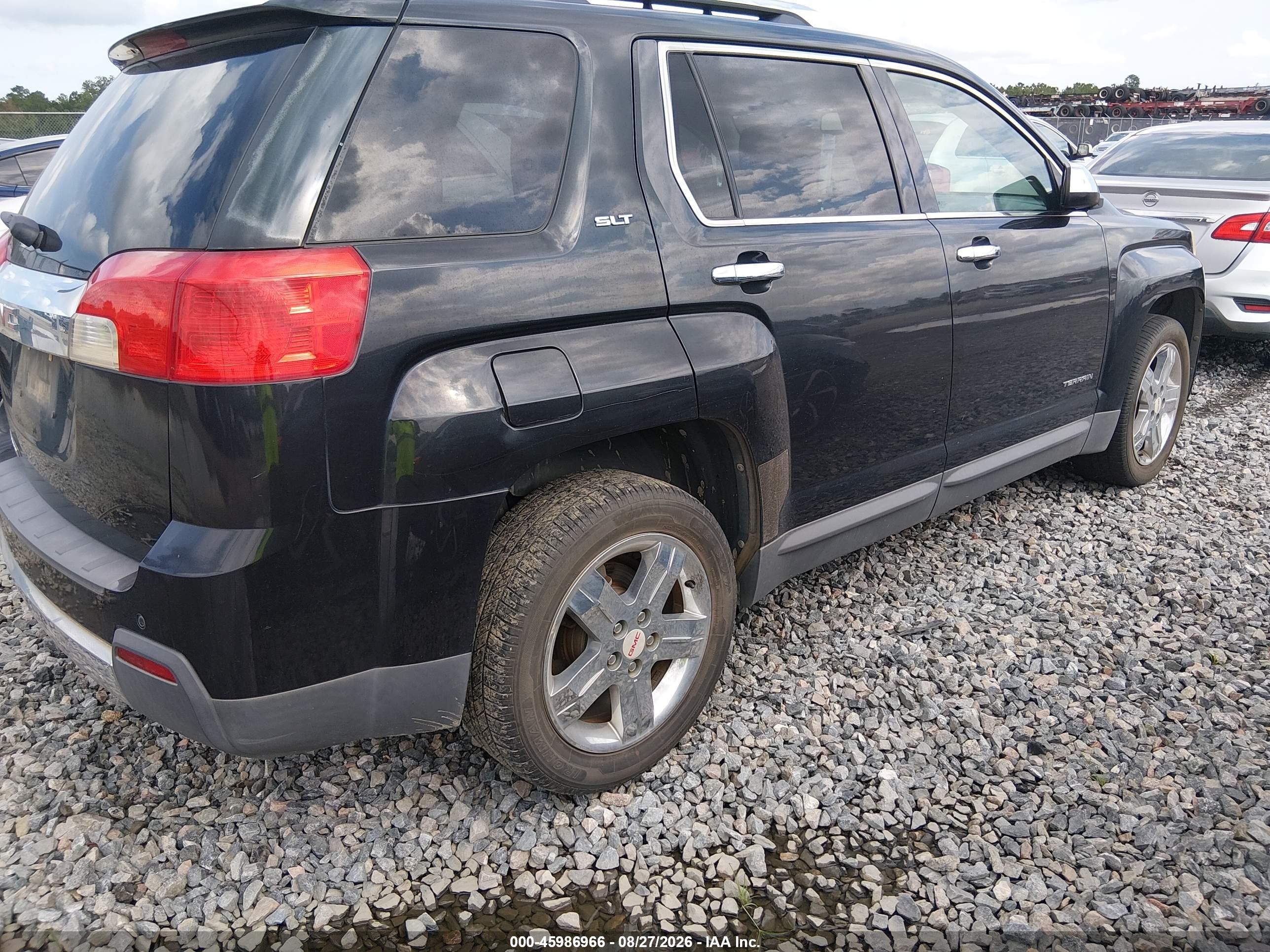 2011 Gmc Terrain Slt-2 Black vin: 2CTALWEC4B6432512