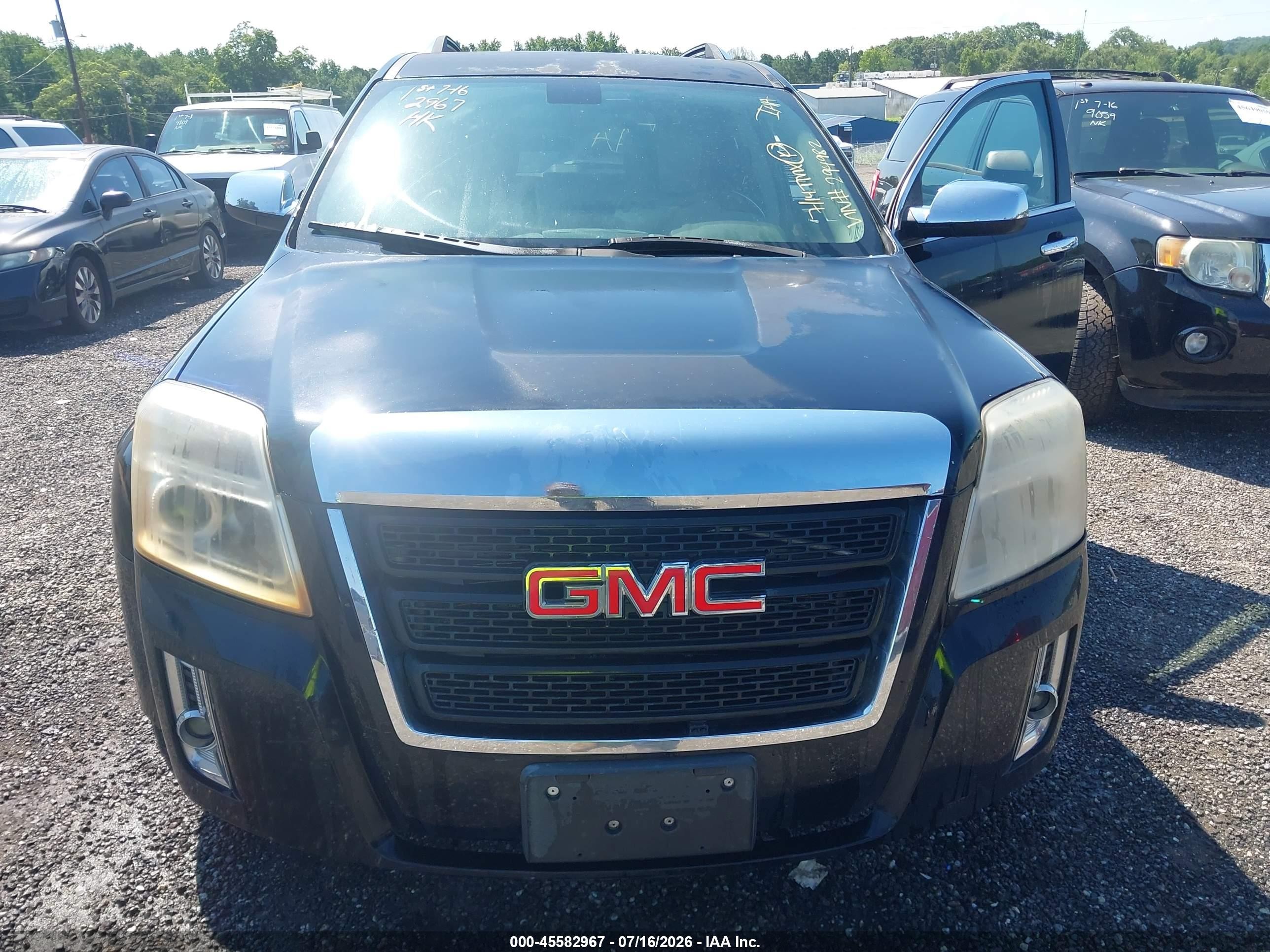 2011 Gmc Terrain Slt-2 Black vin: 2CTALWEC7B6294982
