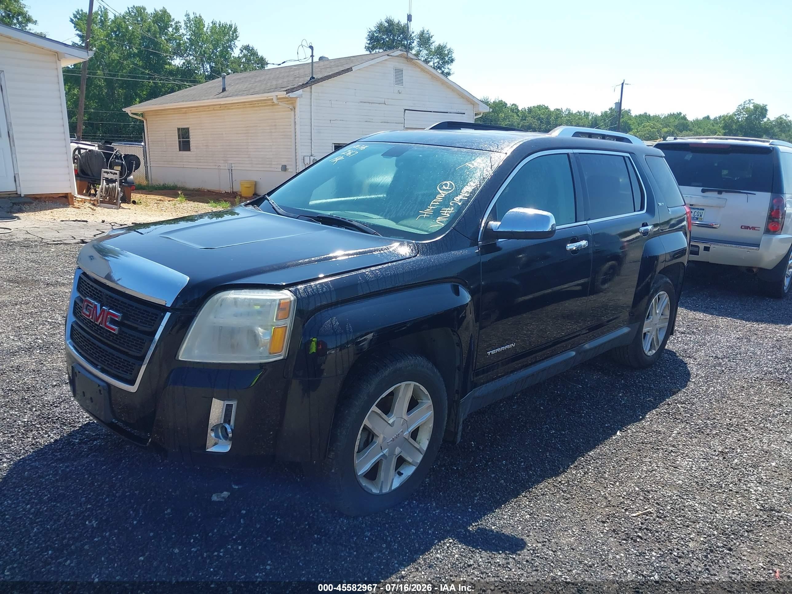 2011 Gmc Terrain Slt-2 Black vin: 2CTALWEC7B6294982