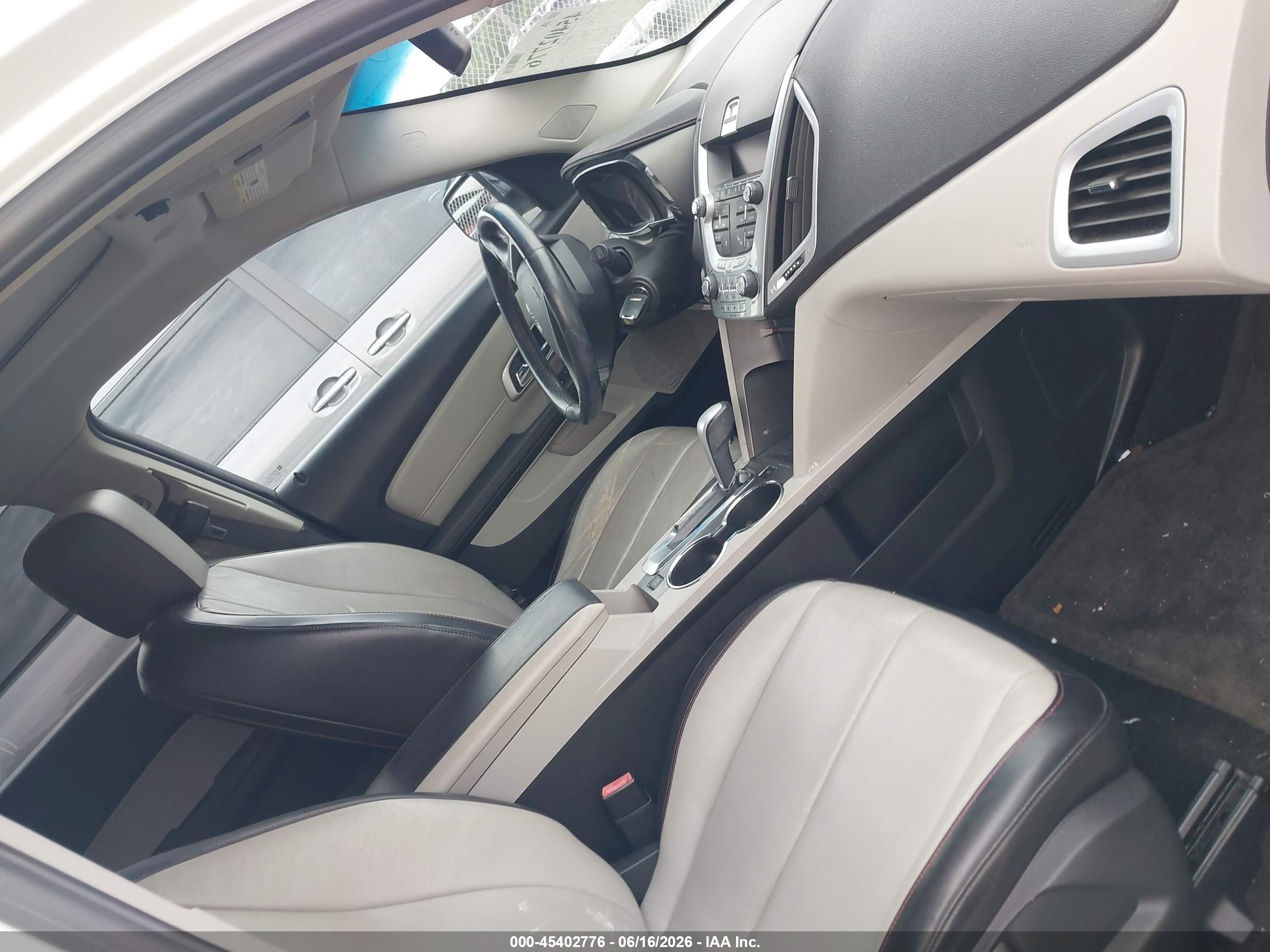 2011 Gmc Terrain Slt-2 White vin: 2CTALWEC7B6438384
