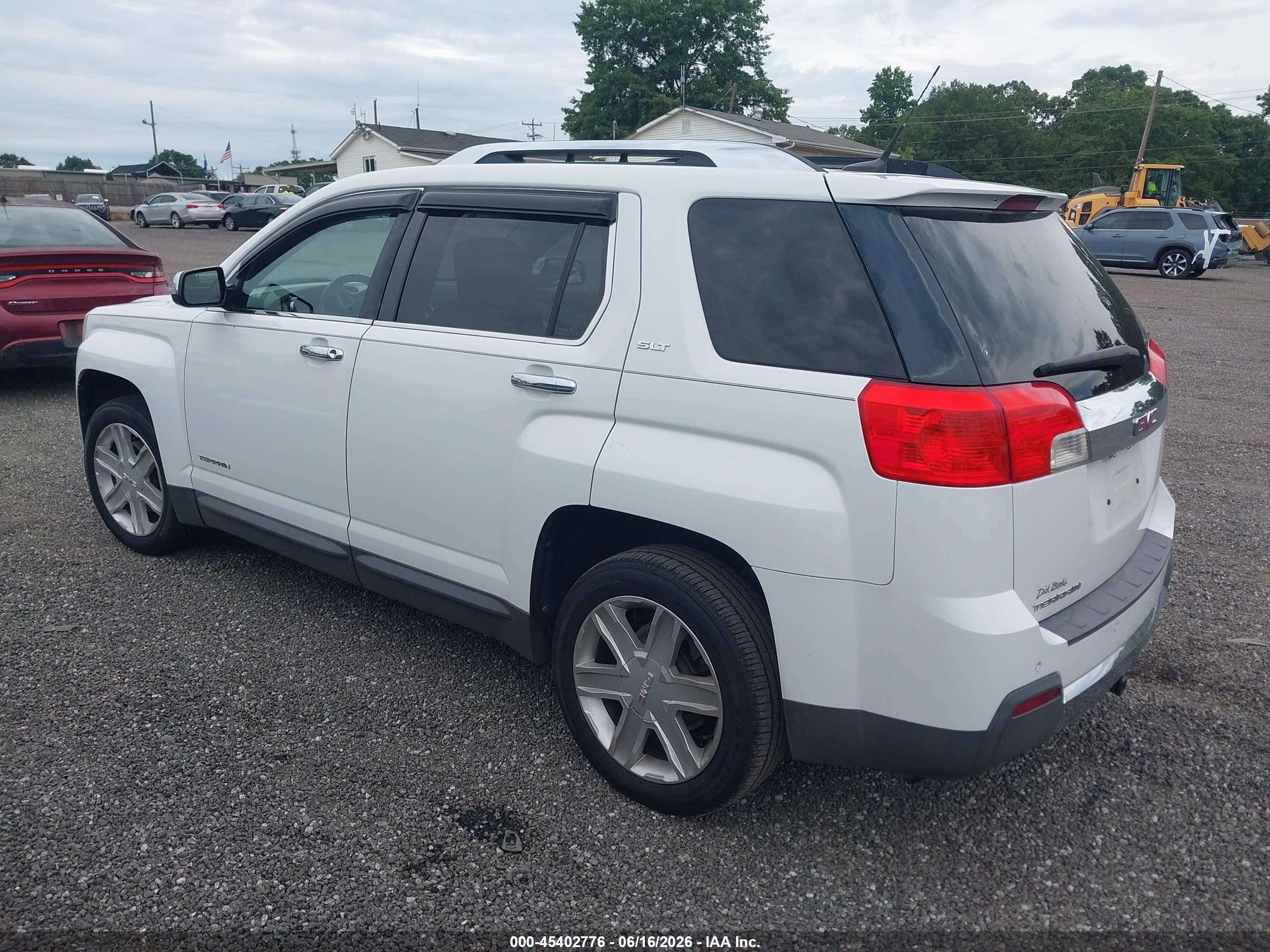 2011 Gmc Terrain Slt-2 White vin: 2CTALWEC7B6438384
