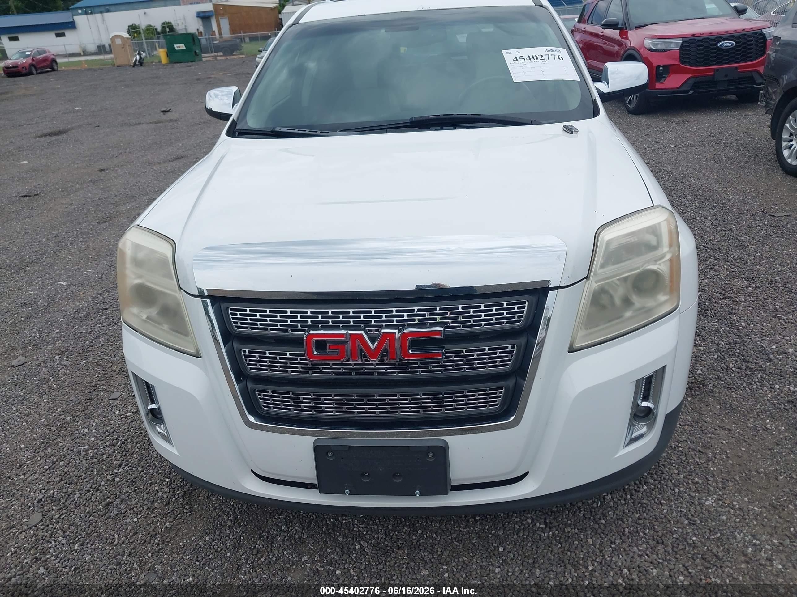 2011 Gmc Terrain Slt-2 White vin: 2CTALWEC7B6438384