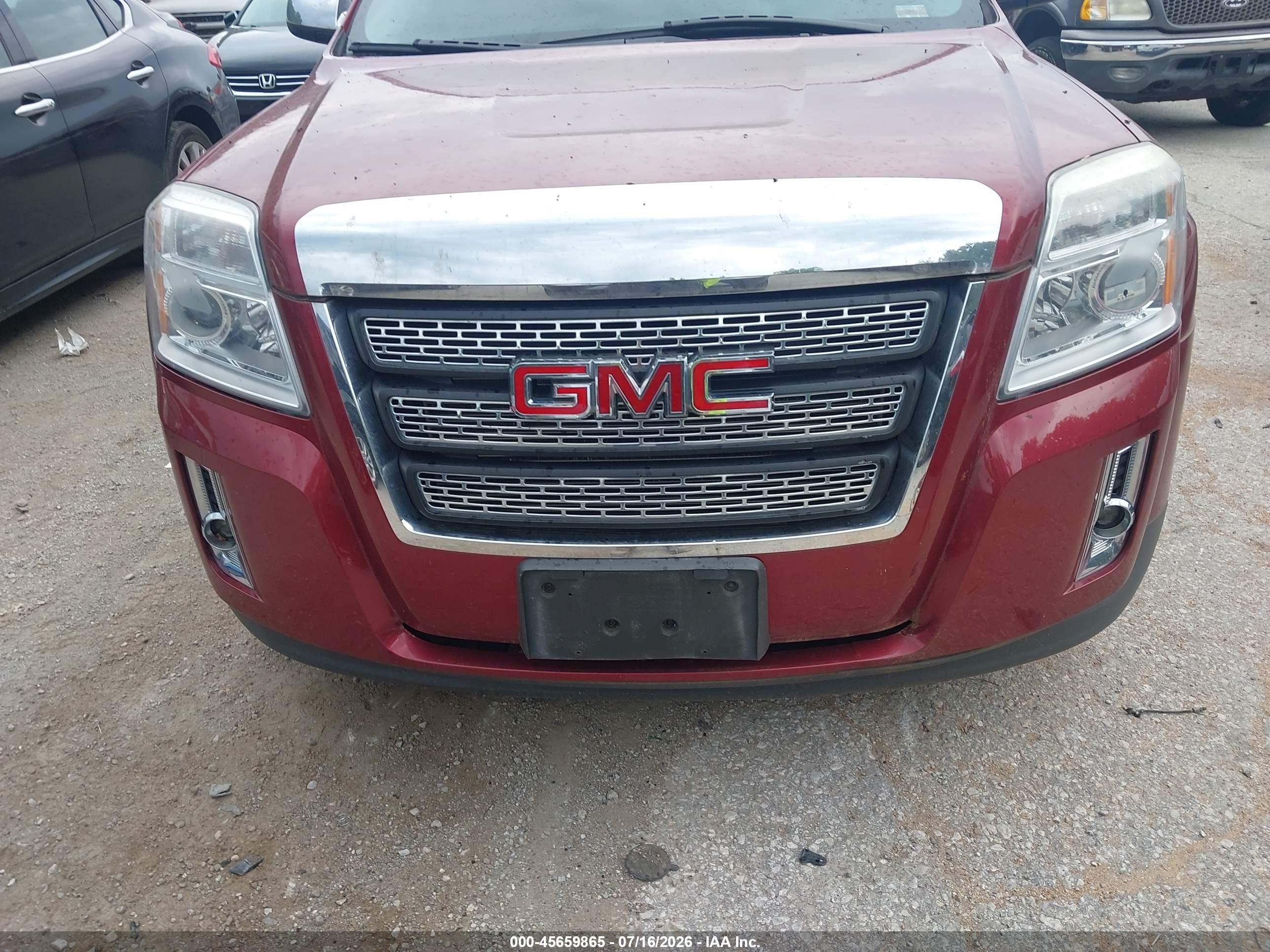 2011 Gmc Terrain Slt-2 Burgundy vin: 2CTALWEC8B6343428