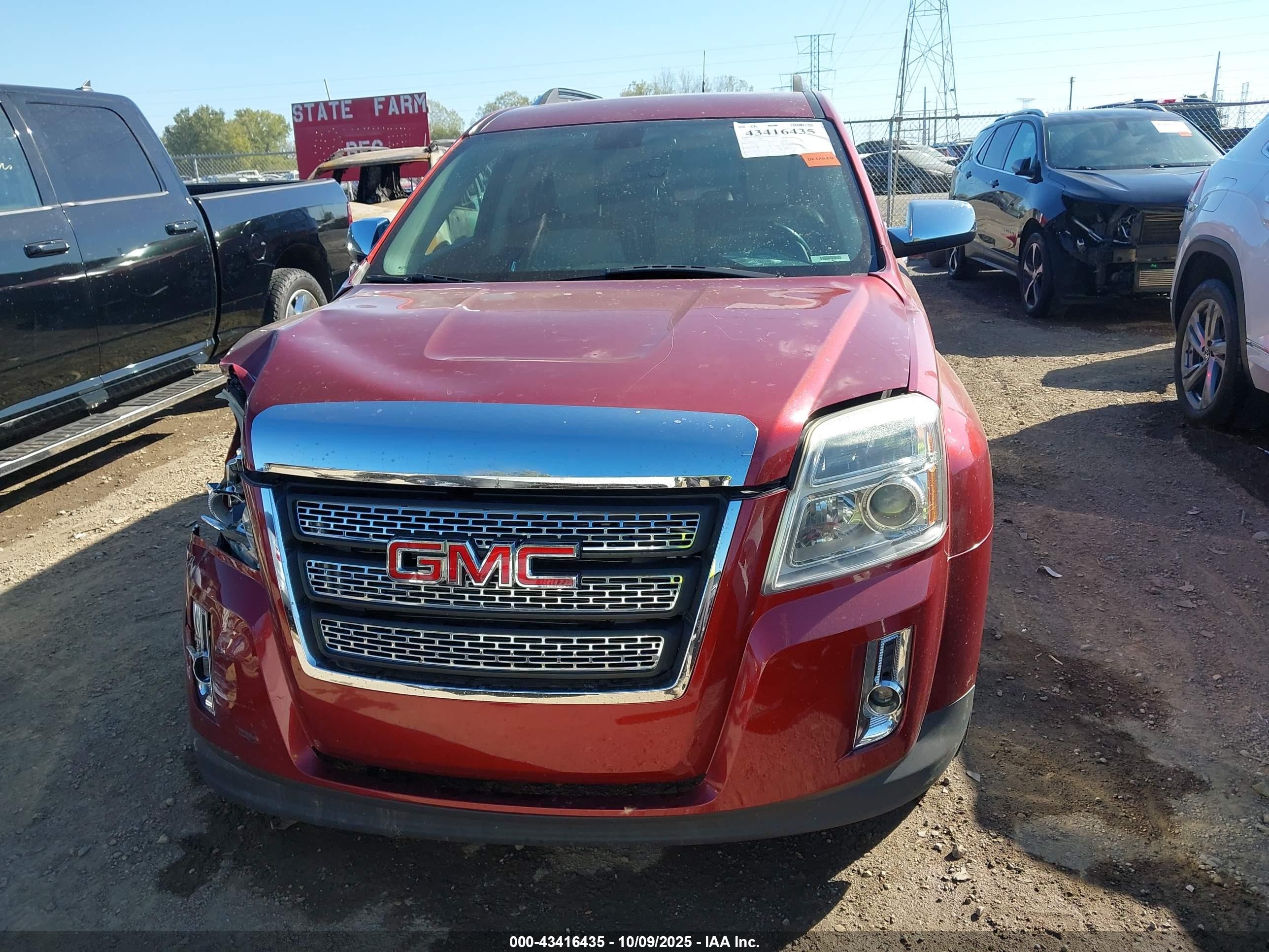2011 Gmc Terrain Slt-2 Красный vin: 2CTALWECXB6240754