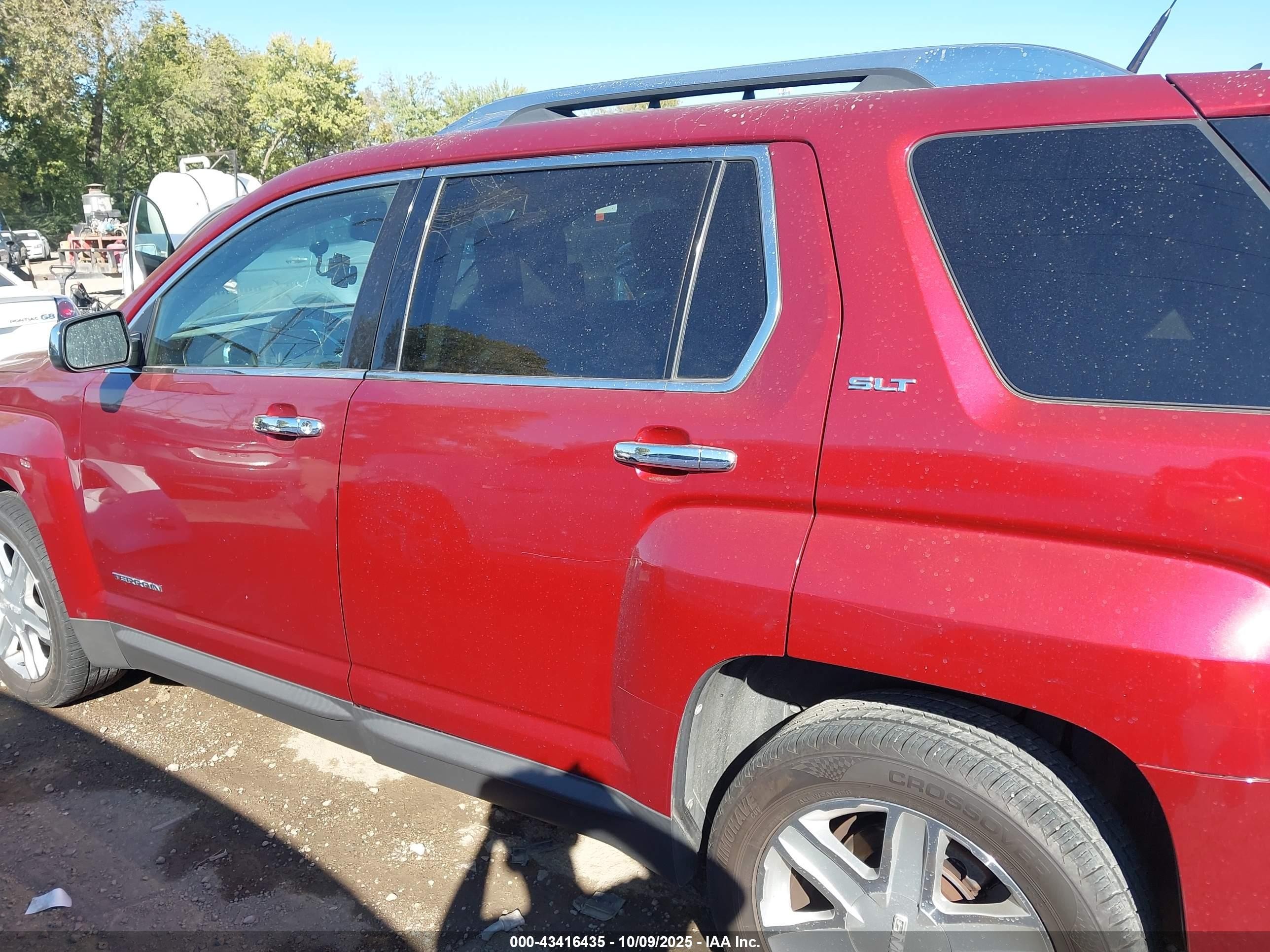 2011 Gmc Terrain Slt-2 Красный vin: 2CTALWECXB6240754