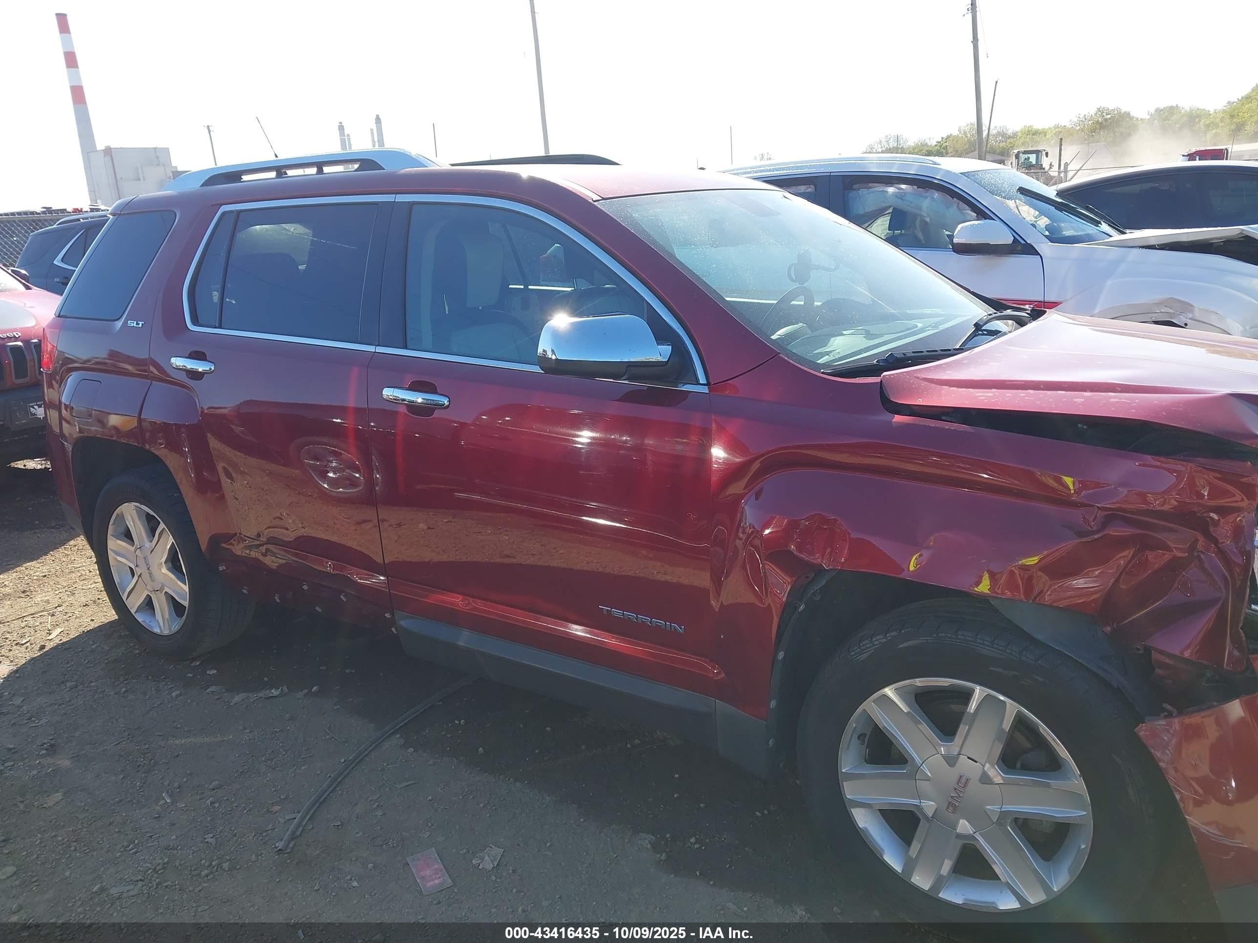 2011 Gmc Terrain Slt-2 Красный vin: 2CTALWECXB6240754