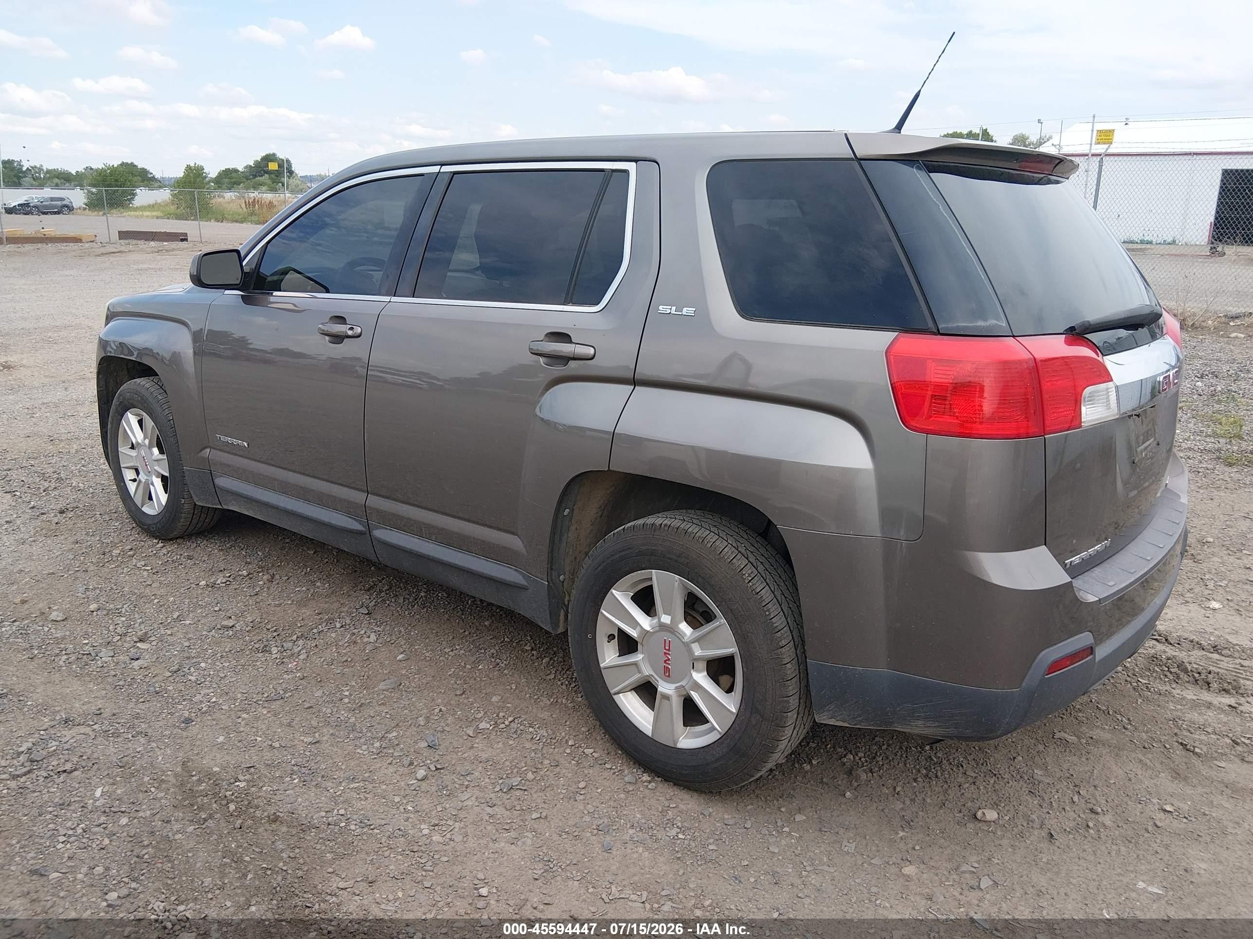 2010 Gmc Terrain Sle-1 Gray vin: 2CTFLCEW4A6372440