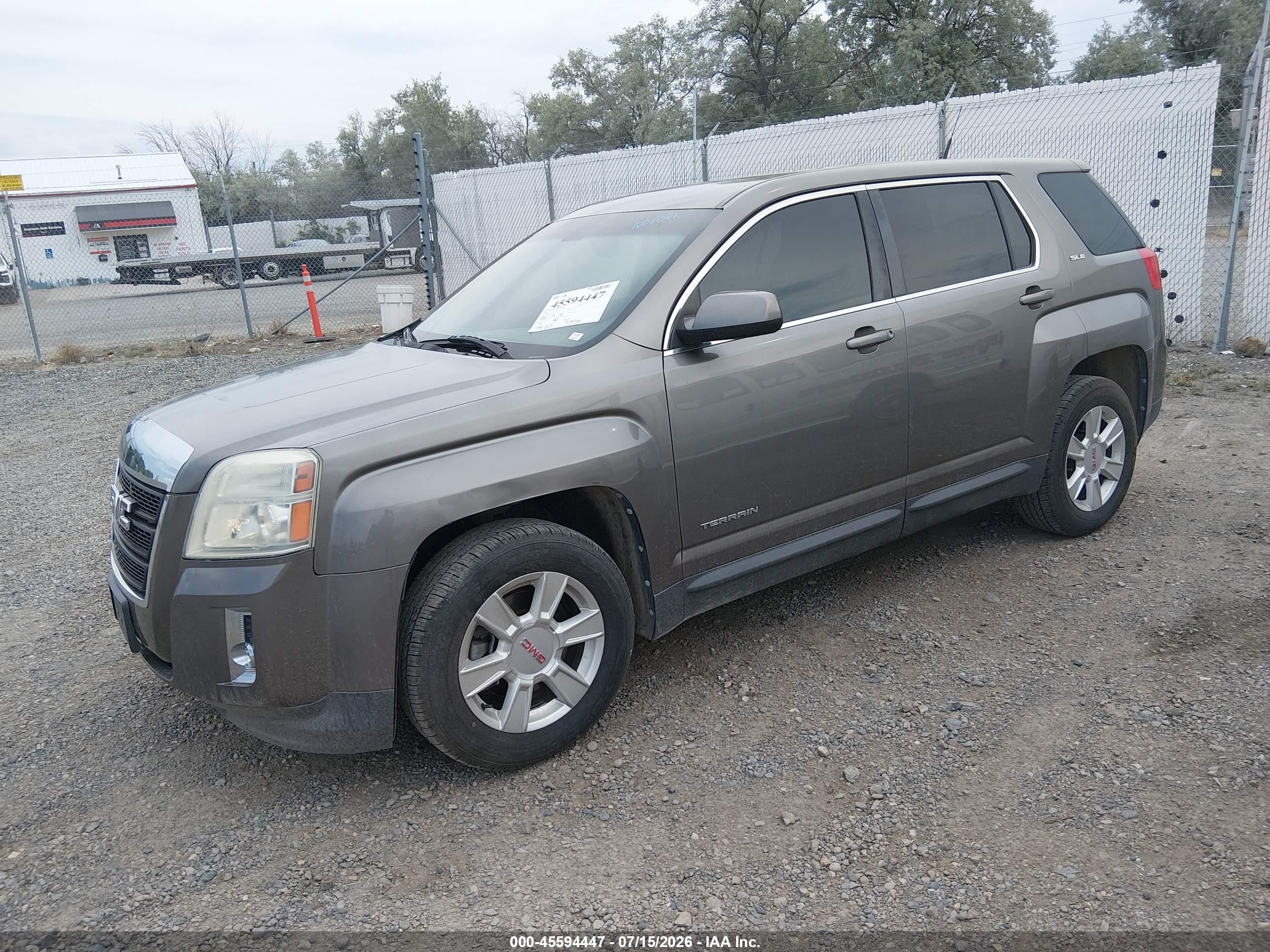2010 Gmc Terrain Sle-1 Gray vin: 2CTFLCEW4A6372440