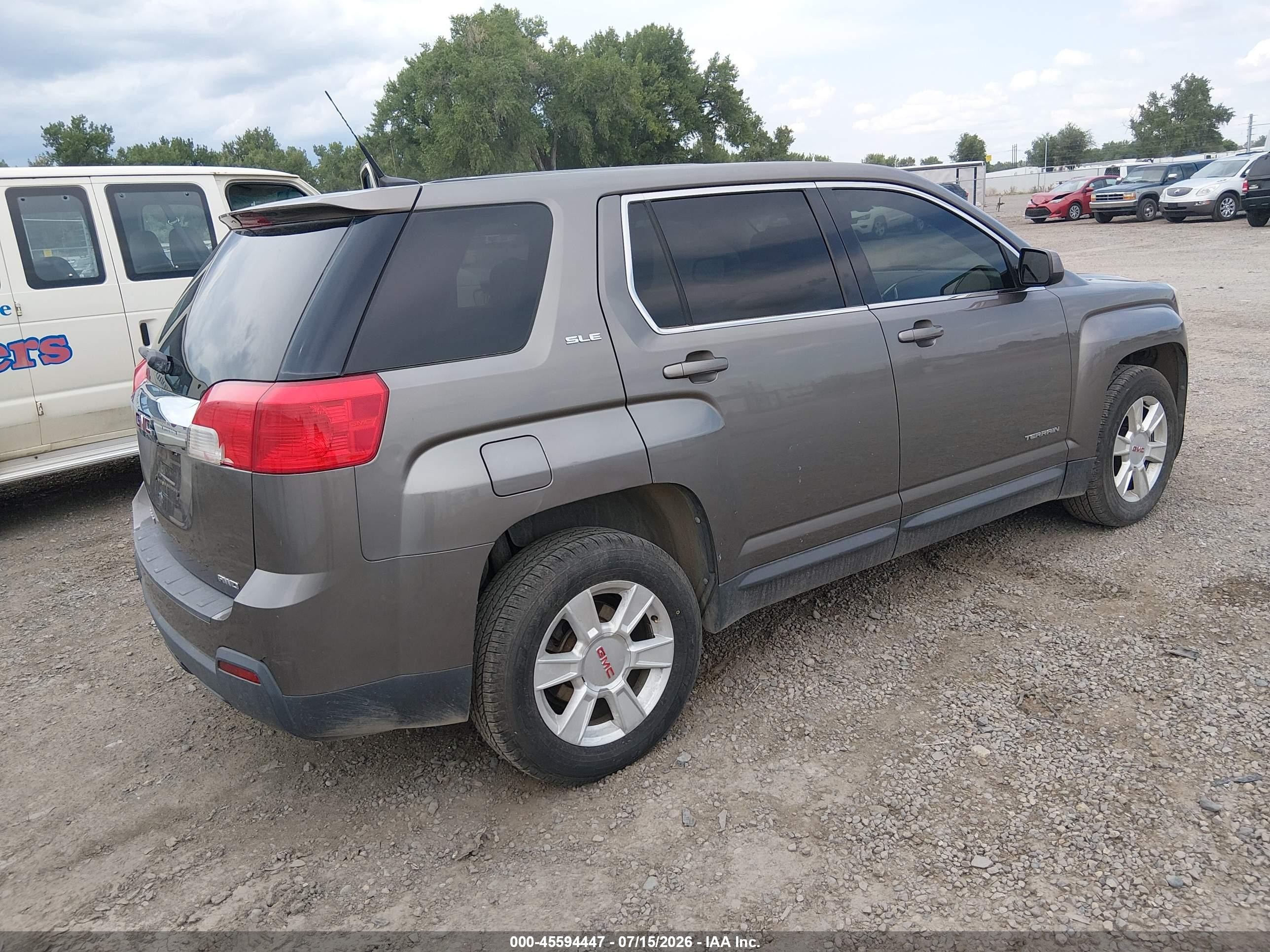 2010 Gmc Terrain Sle-1 Gray vin: 2CTFLCEW4A6372440