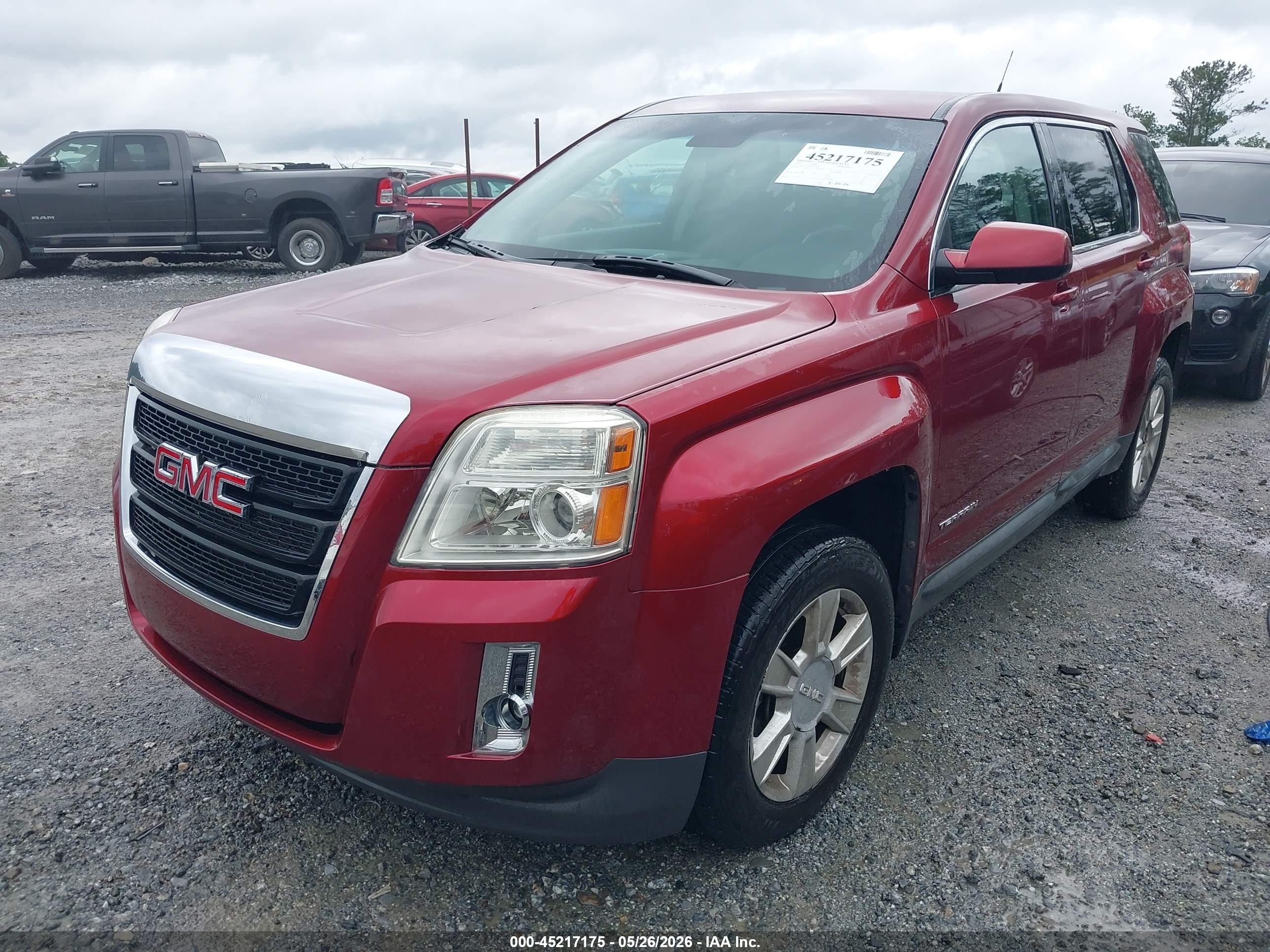 2010 Gmc Terrain Sle-1 Burgundy vin: 2CTFLCEW6A6234267