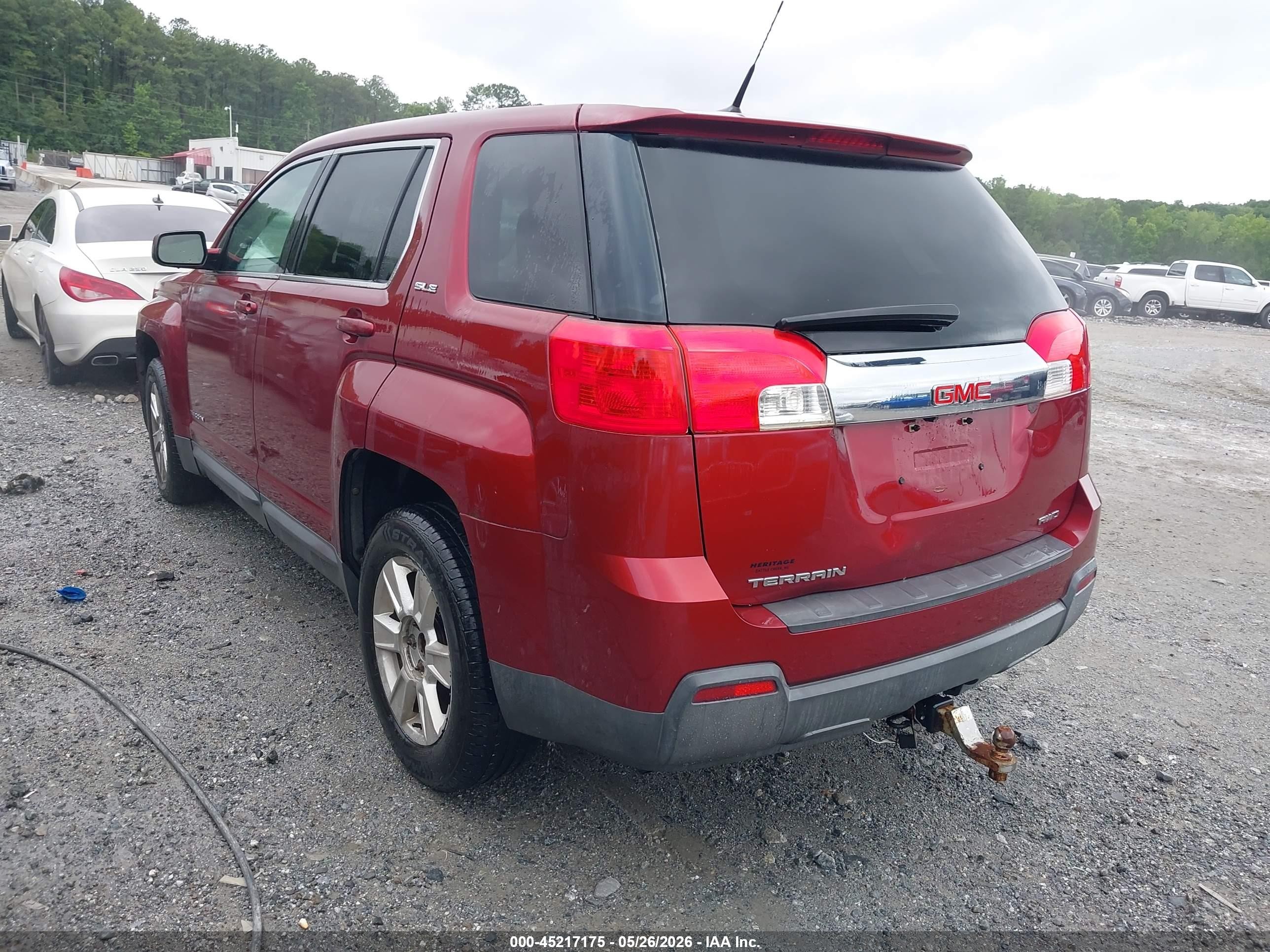 2010 Gmc Terrain Sle-1 Burgundy vin: 2CTFLCEW6A6234267