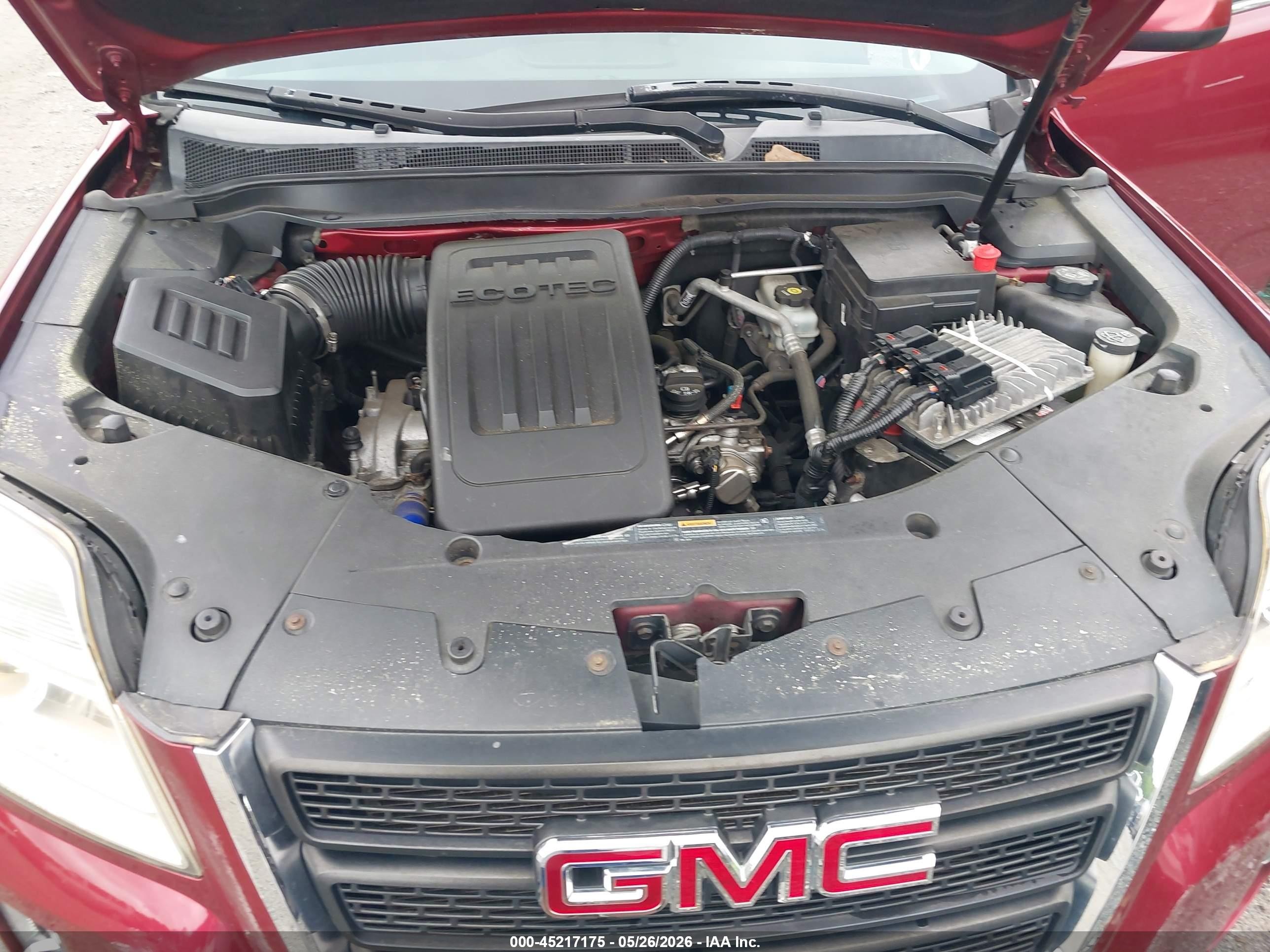 2010 Gmc Terrain Sle-1 Burgundy vin: 2CTFLCEW6A6234267