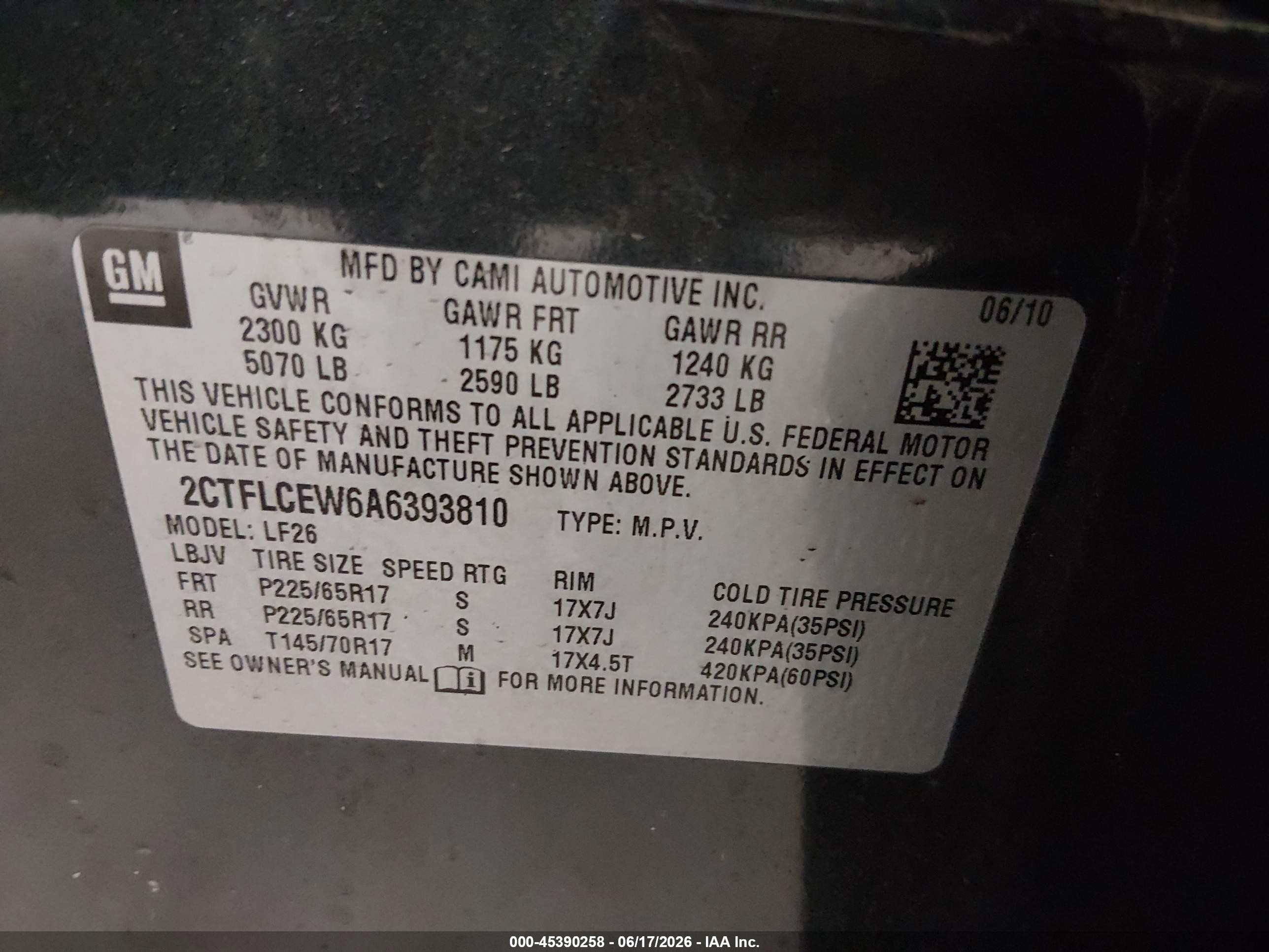 2010 Gmc Terrain Sle-1 Gray vin: 2CTFLCEW6A6393810