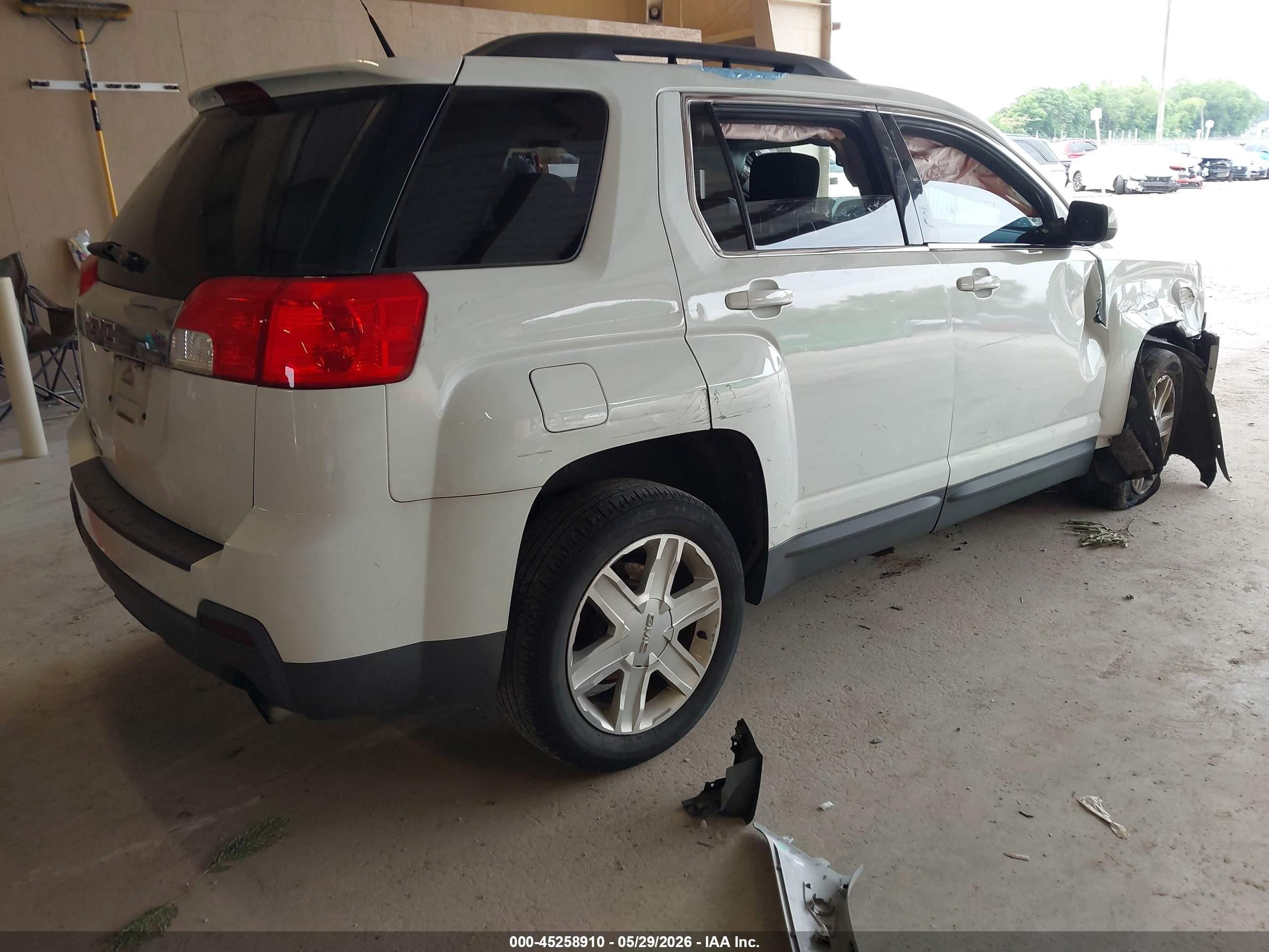 2010 Gmc Terrain Sle-2 White vin: 2CTFLDEY1A6370314