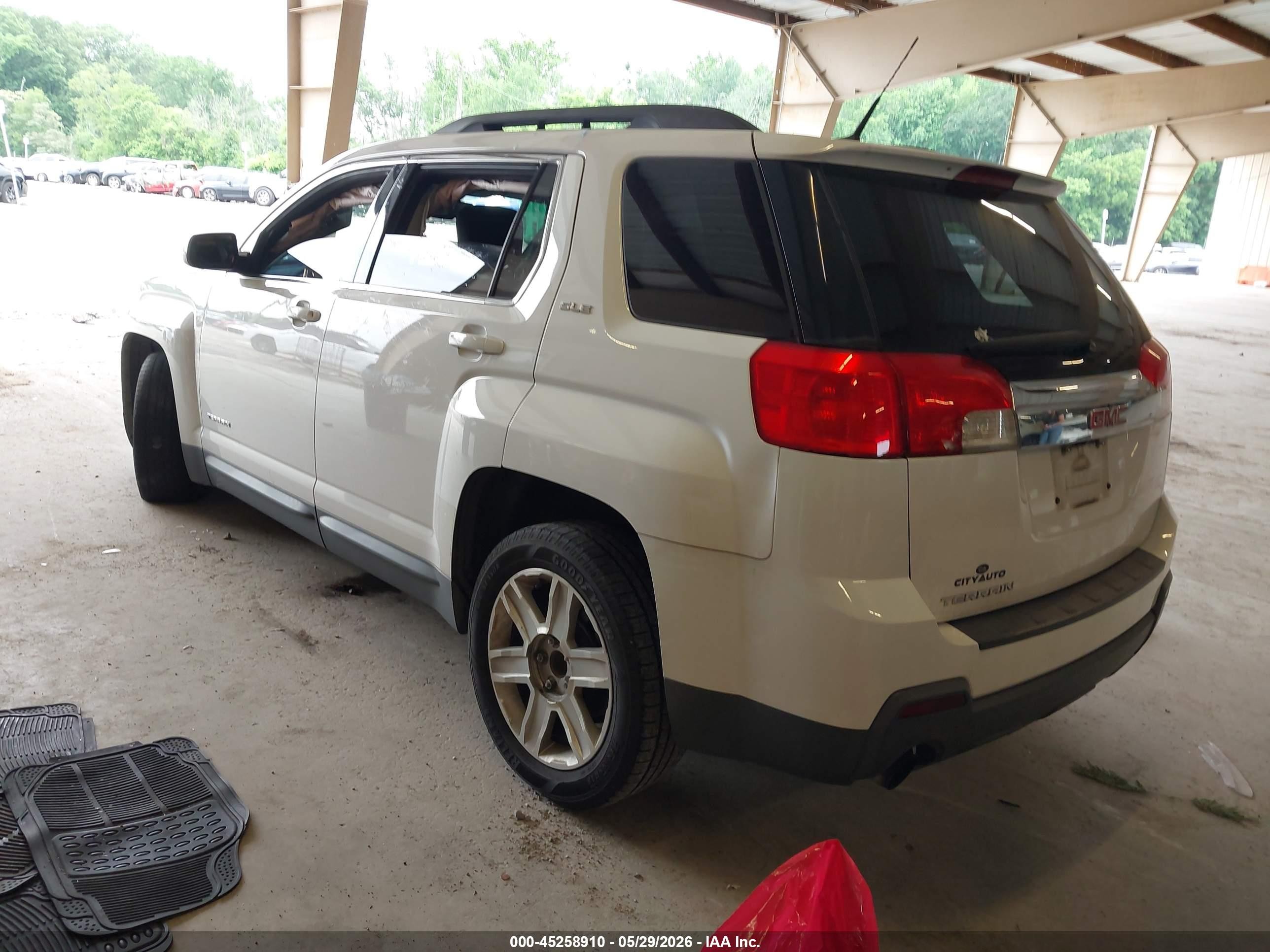 2010 Gmc Terrain Sle-2 White vin: 2CTFLDEY1A6370314