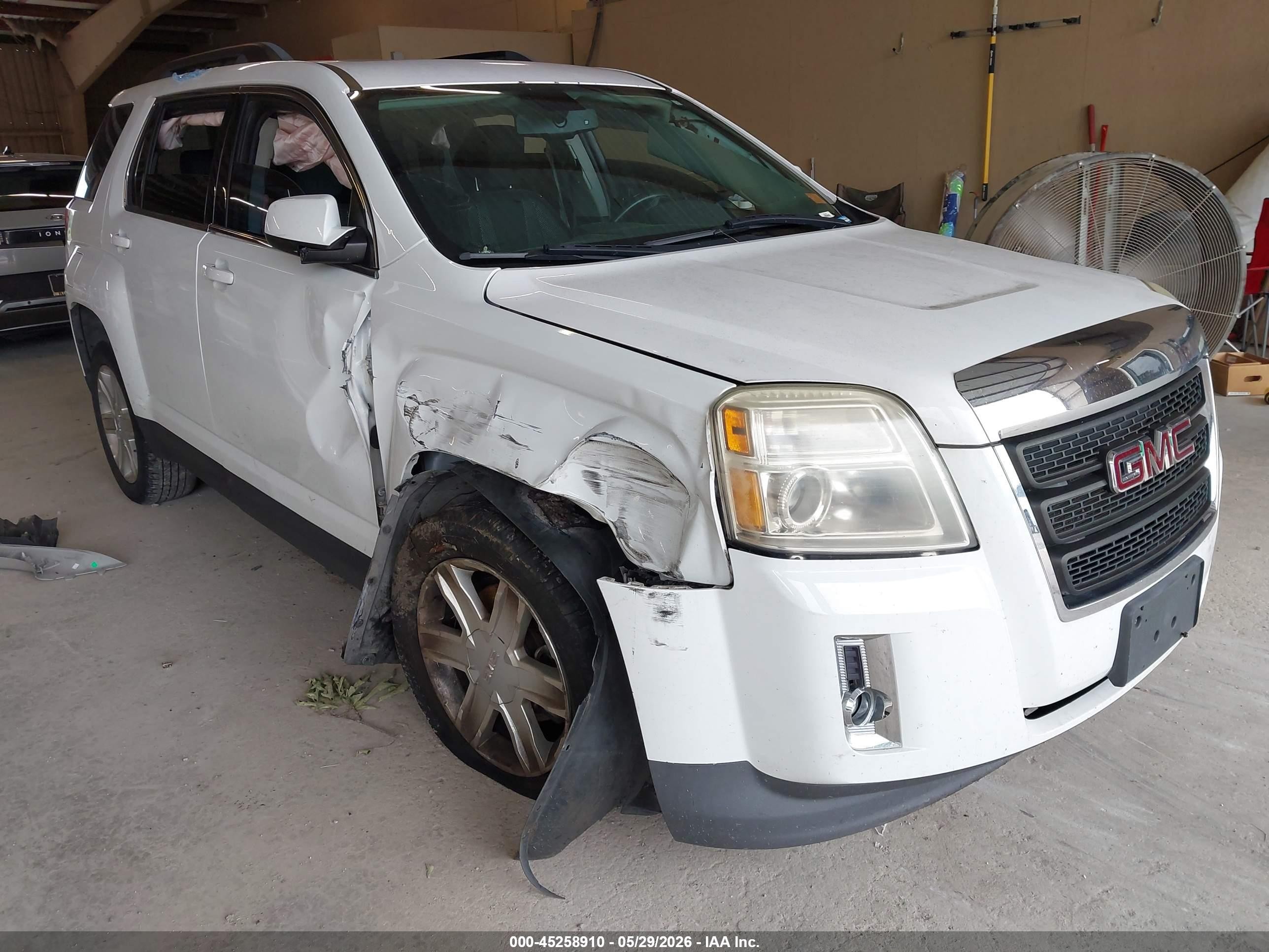 2010 Gmc Terrain Sle-2 Белый vin: 2CTFLDEY1A6370314
