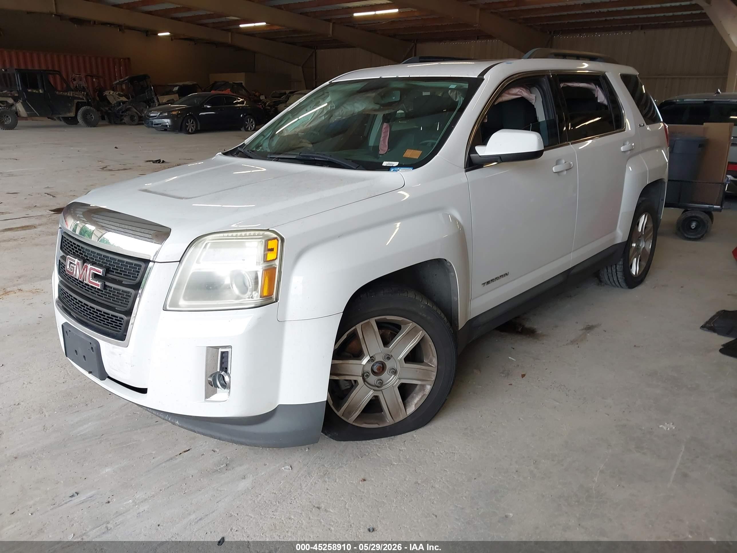 2010 Gmc Terrain Sle-2 White vin: 2CTFLDEY1A6370314