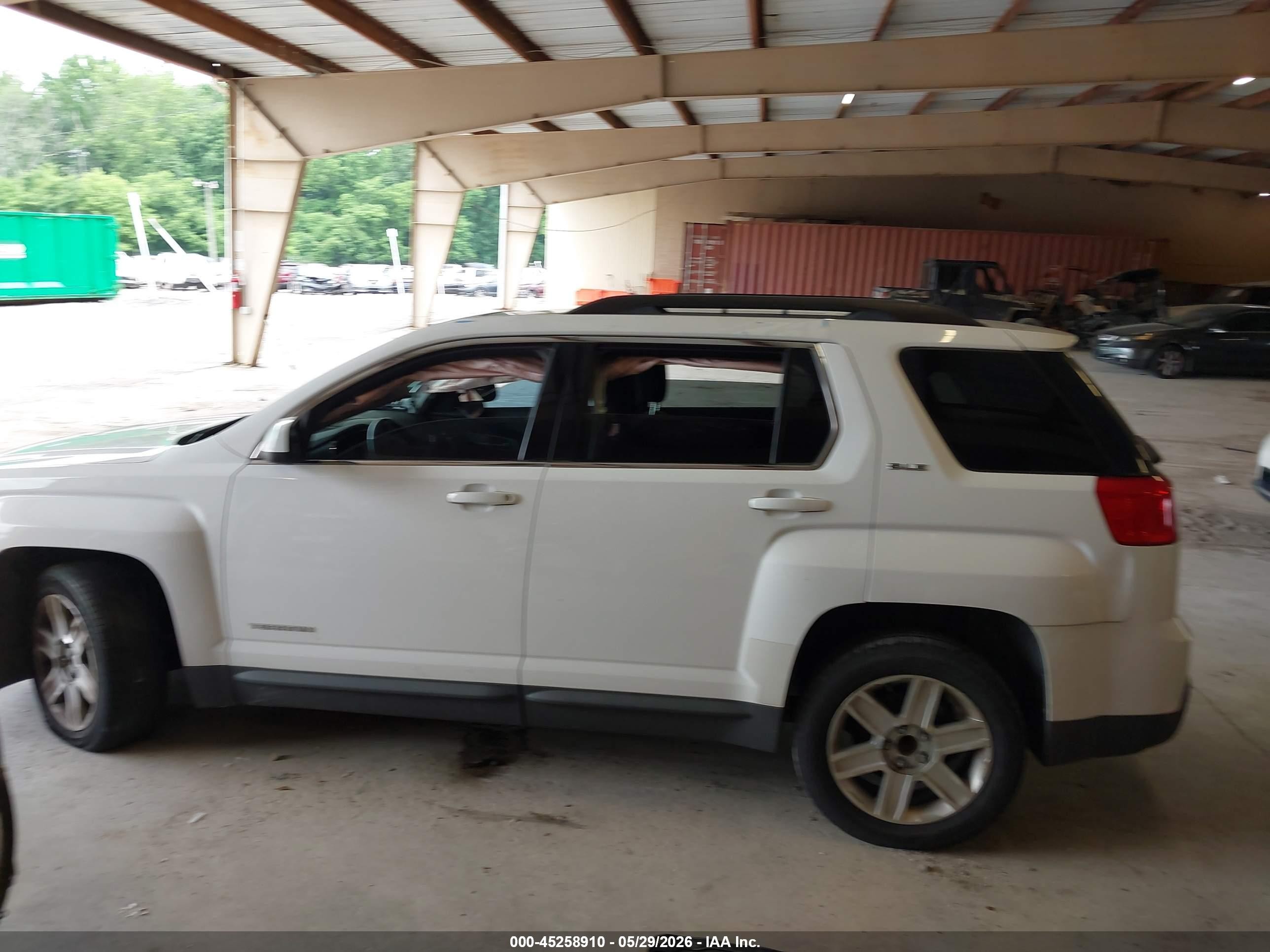 2010 Gmc Terrain Sle-2 White vin: 2CTFLDEY1A6370314