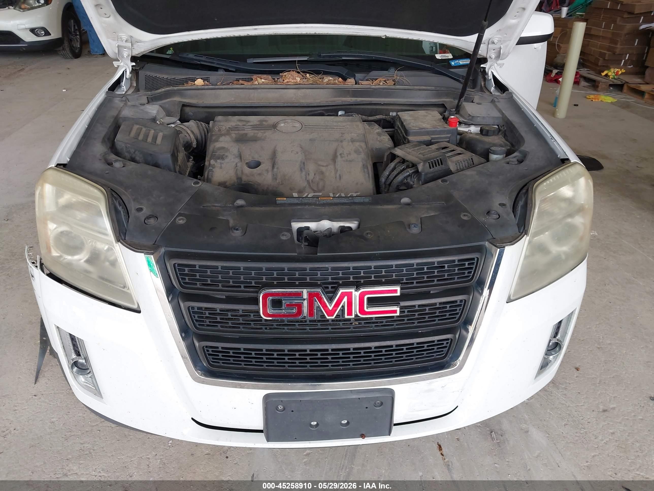 2010 Gmc Terrain Sle-2 White vin: 2CTFLDEY1A6370314
