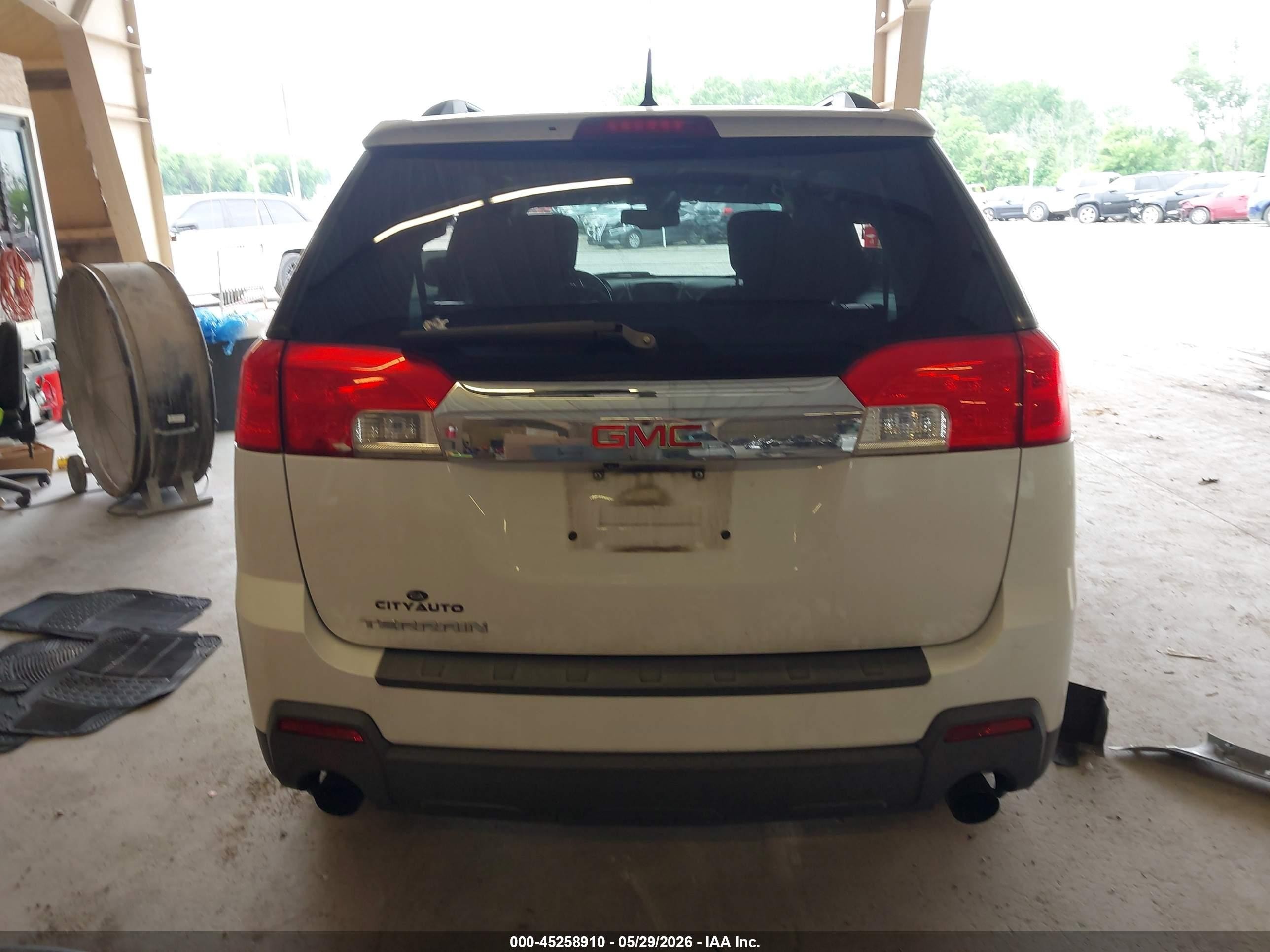 2010 Gmc Terrain Sle-2 White vin: 2CTFLDEY1A6370314