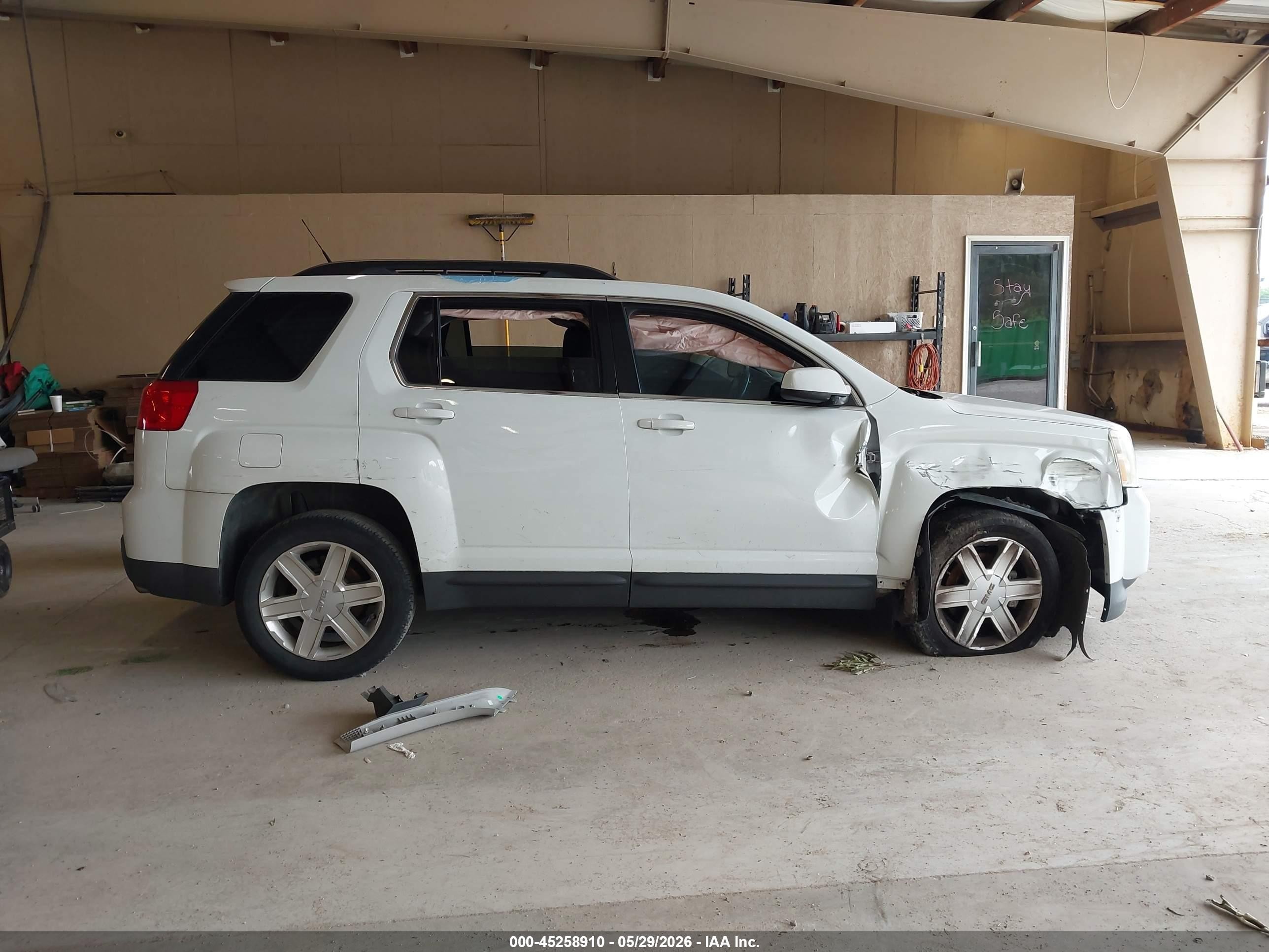 2010 Gmc Terrain Sle-2 White vin: 2CTFLDEY1A6370314