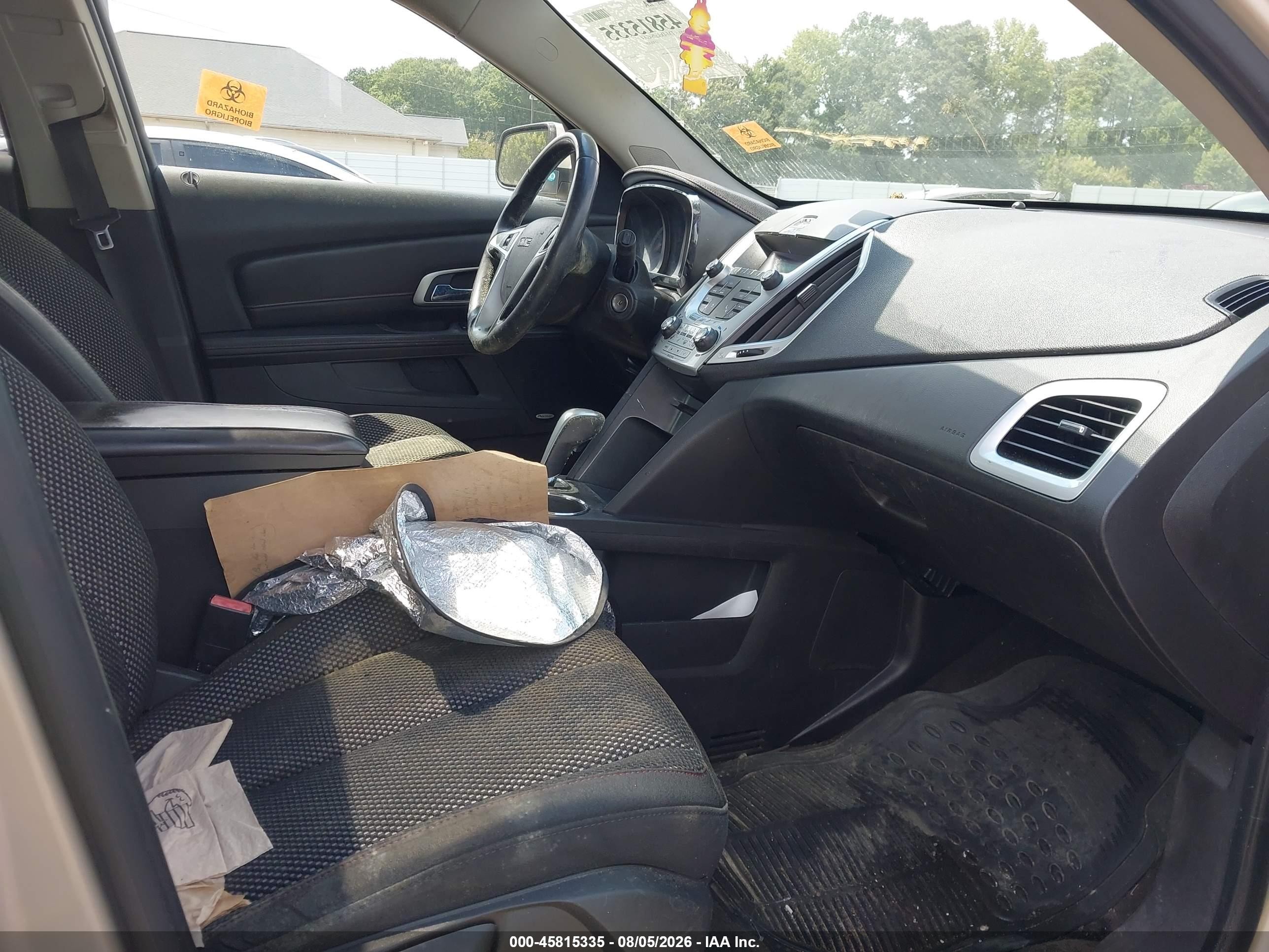2010 Gmc Terrain Sle-2 Gold vin: 2CTFLDEY2A6284543