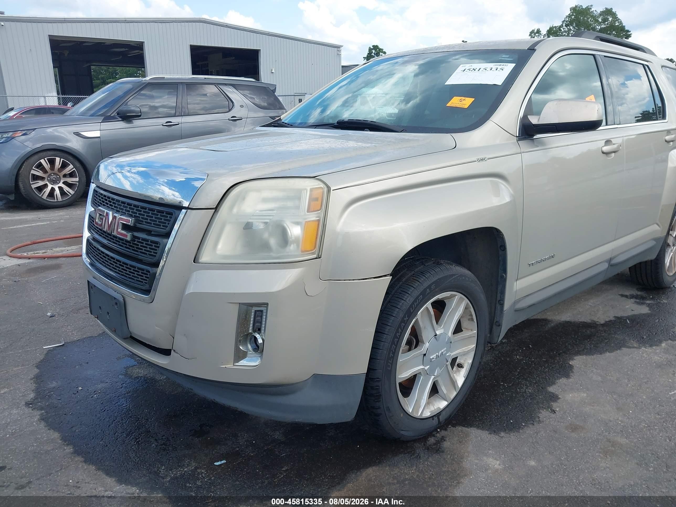 2010 Gmc Terrain Sle-2 Gold vin: 2CTFLDEY2A6284543