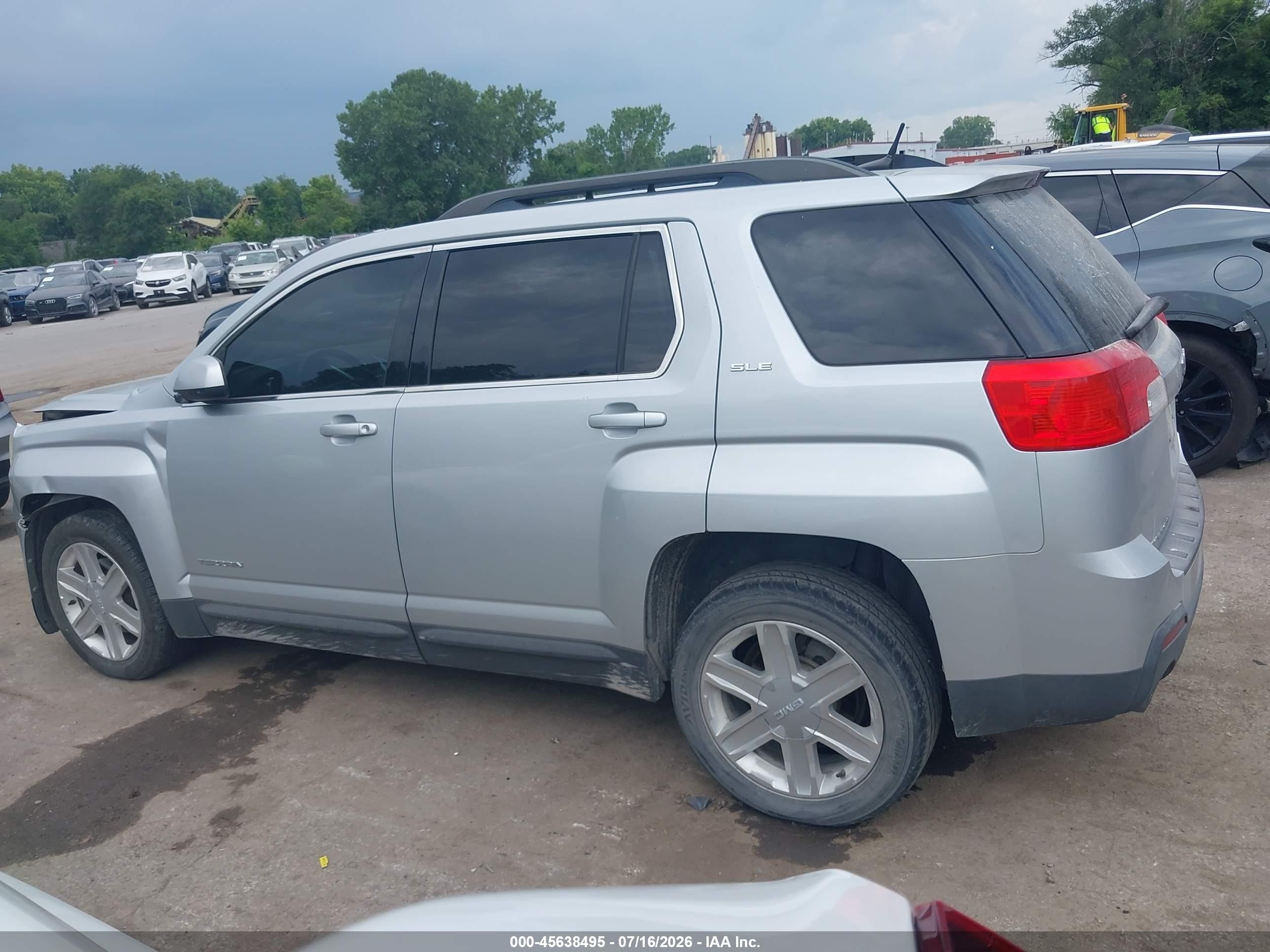 2010 Gmc Terrain Sle-2 Серебряный vin: 2CTFLDEY2A6361976