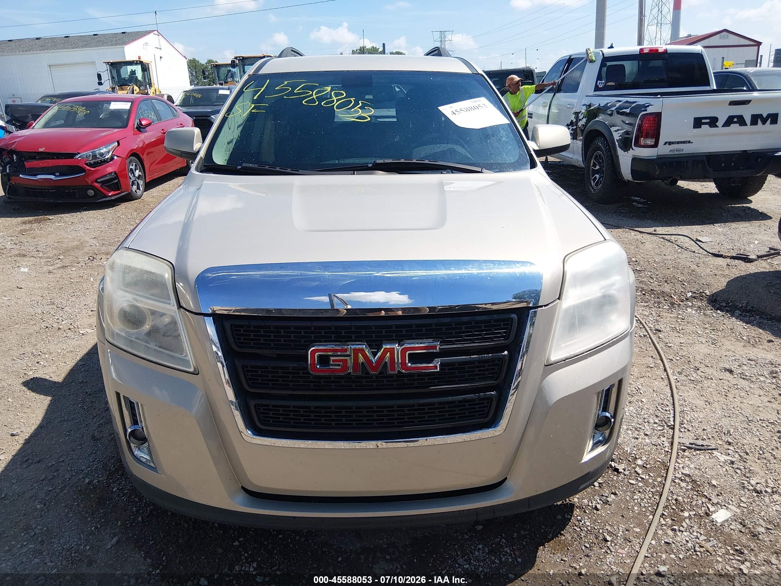 2010 Gmc Terrain Sle-2 Gold vin: 2CTFLDEY4A6237319