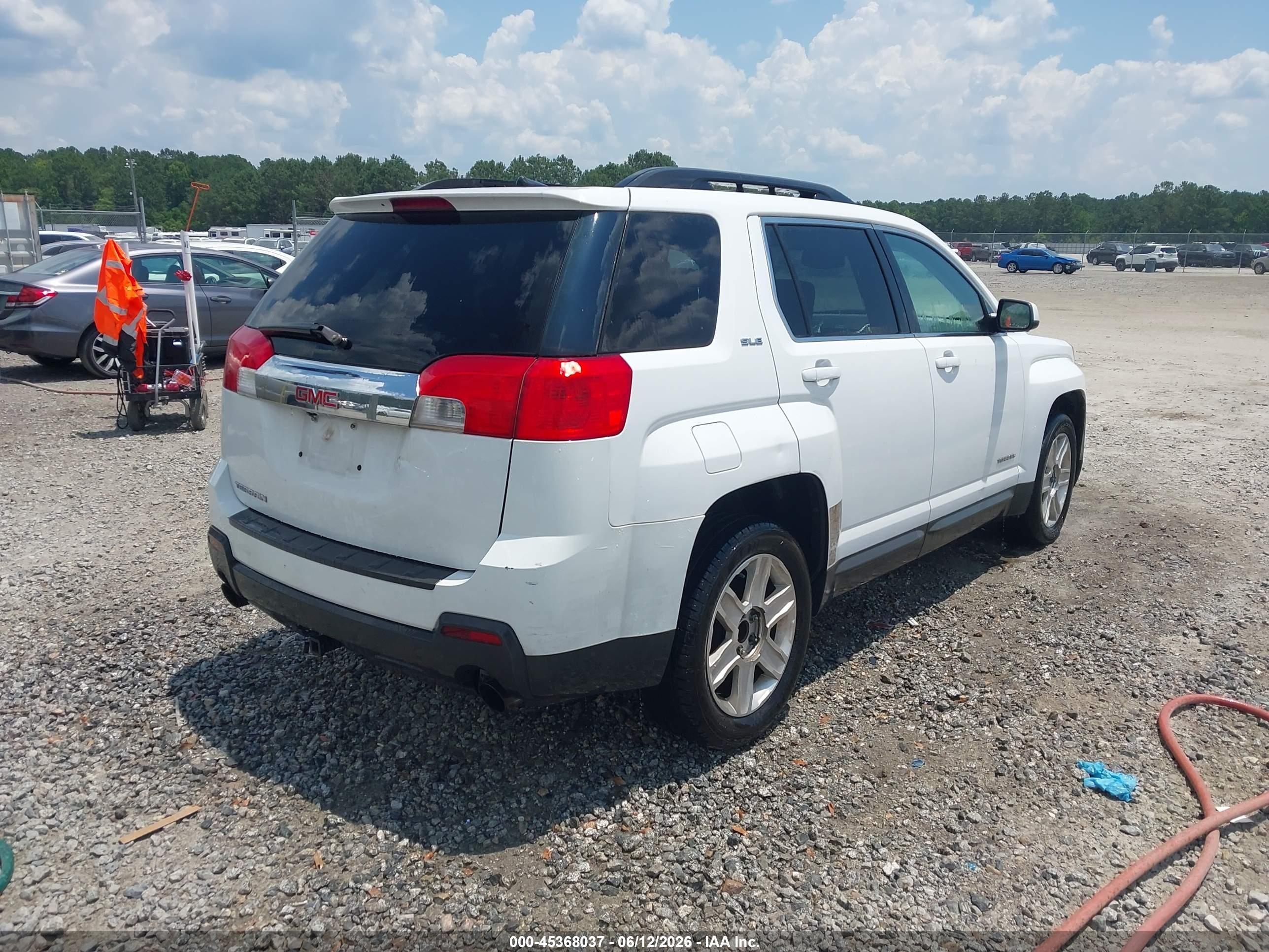 2010 Gmc Terrain Sle-2 White vin: 2CTFLDEY4A6274709