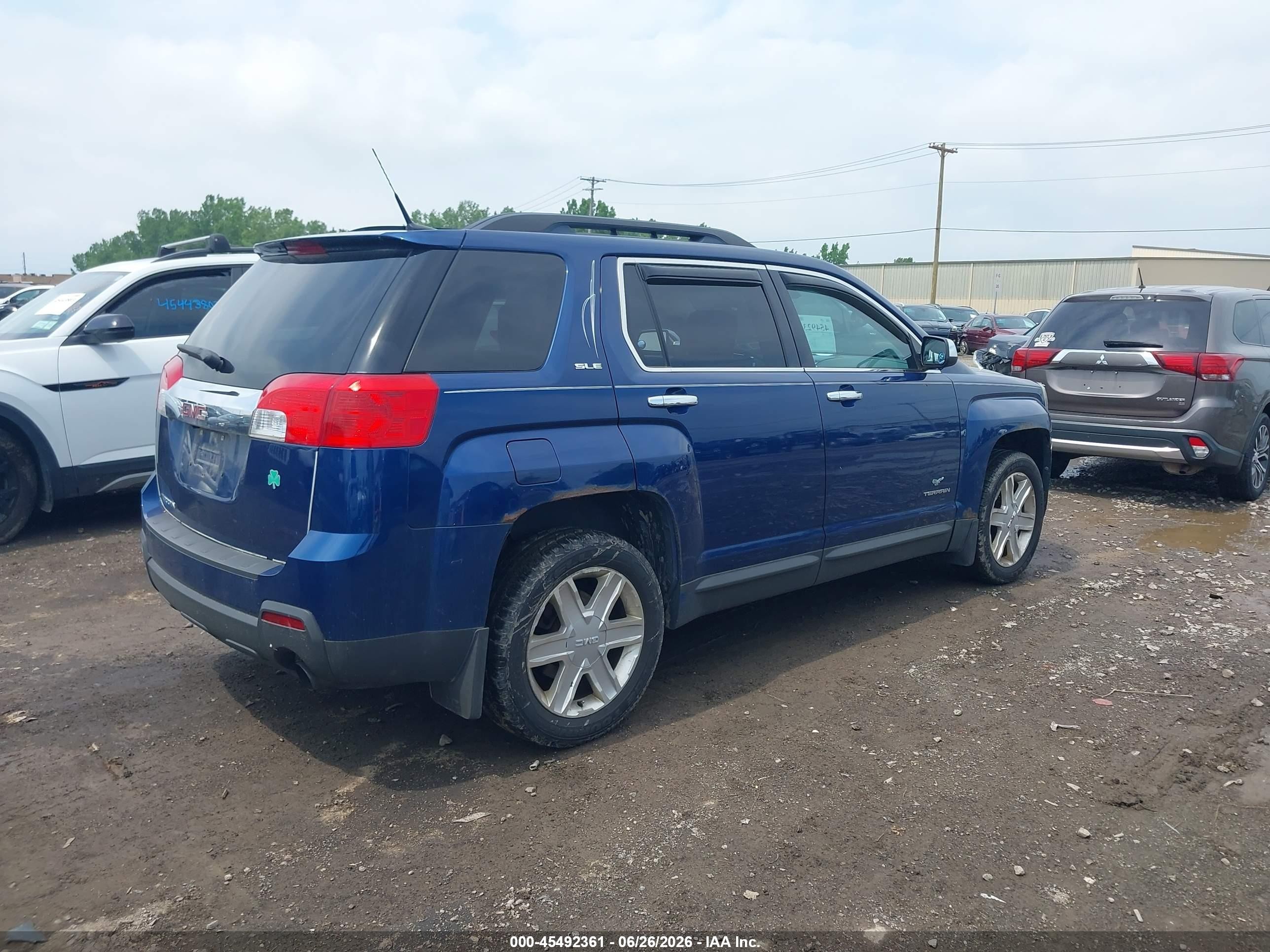 2010 Gmc Terrain Sle-2 Blue vin: 2CTFLDEY4A6408649