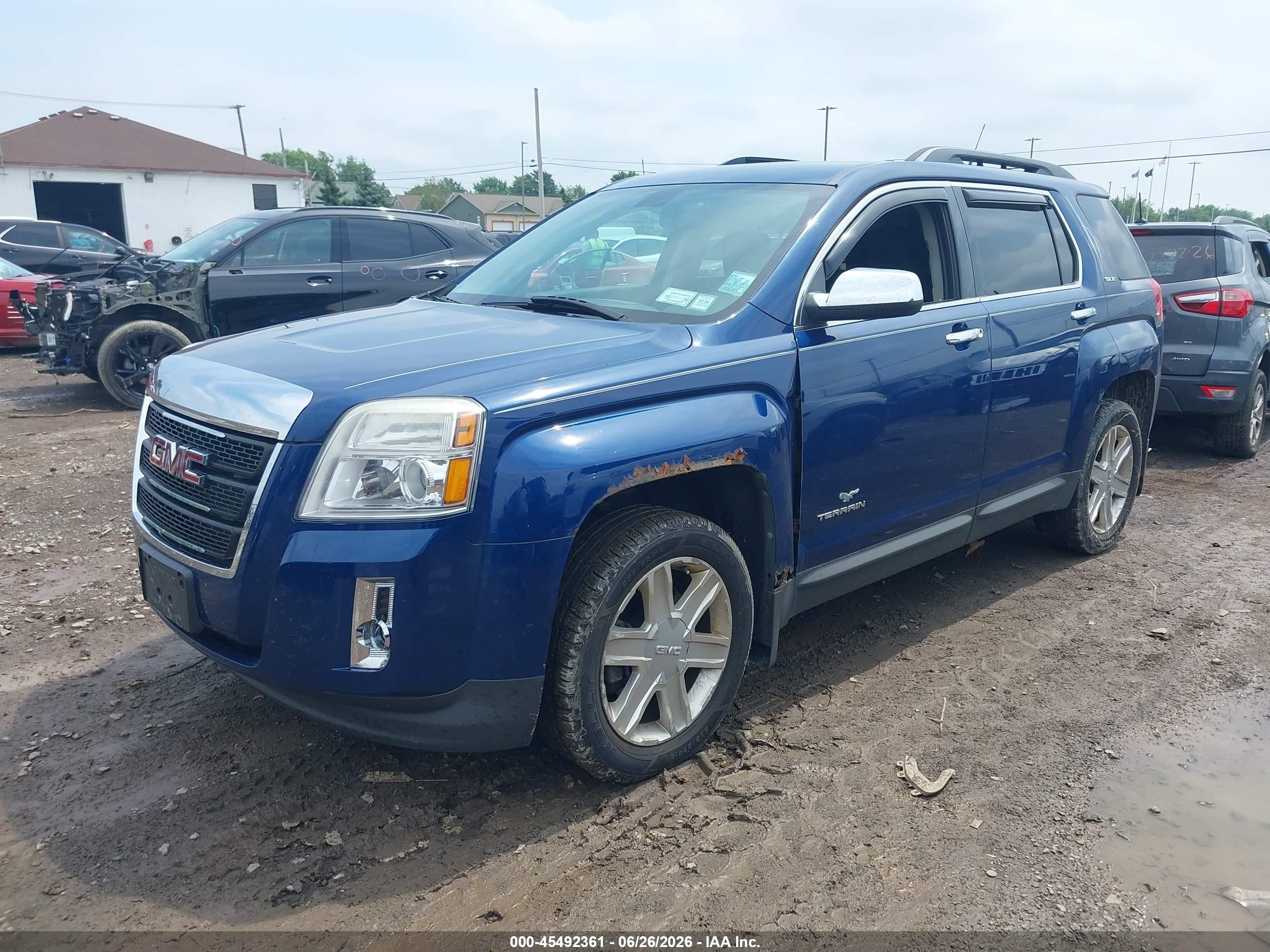 2010 Gmc Terrain Sle-2 Blue vin: 2CTFLDEY4A6408649