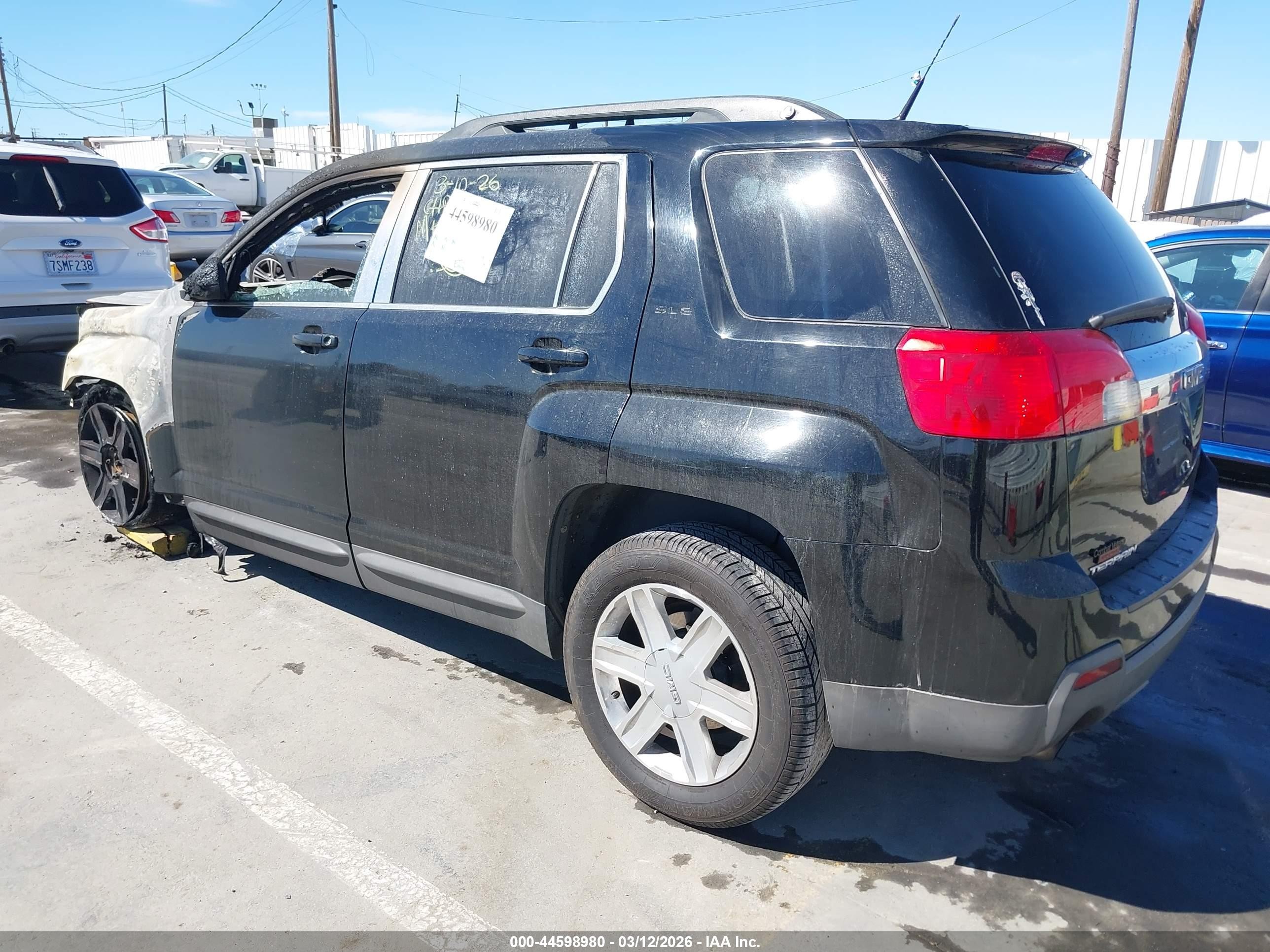 2010 Gmc Terrain Sle-2 Black vin: 2CTFLDEY5A6260463