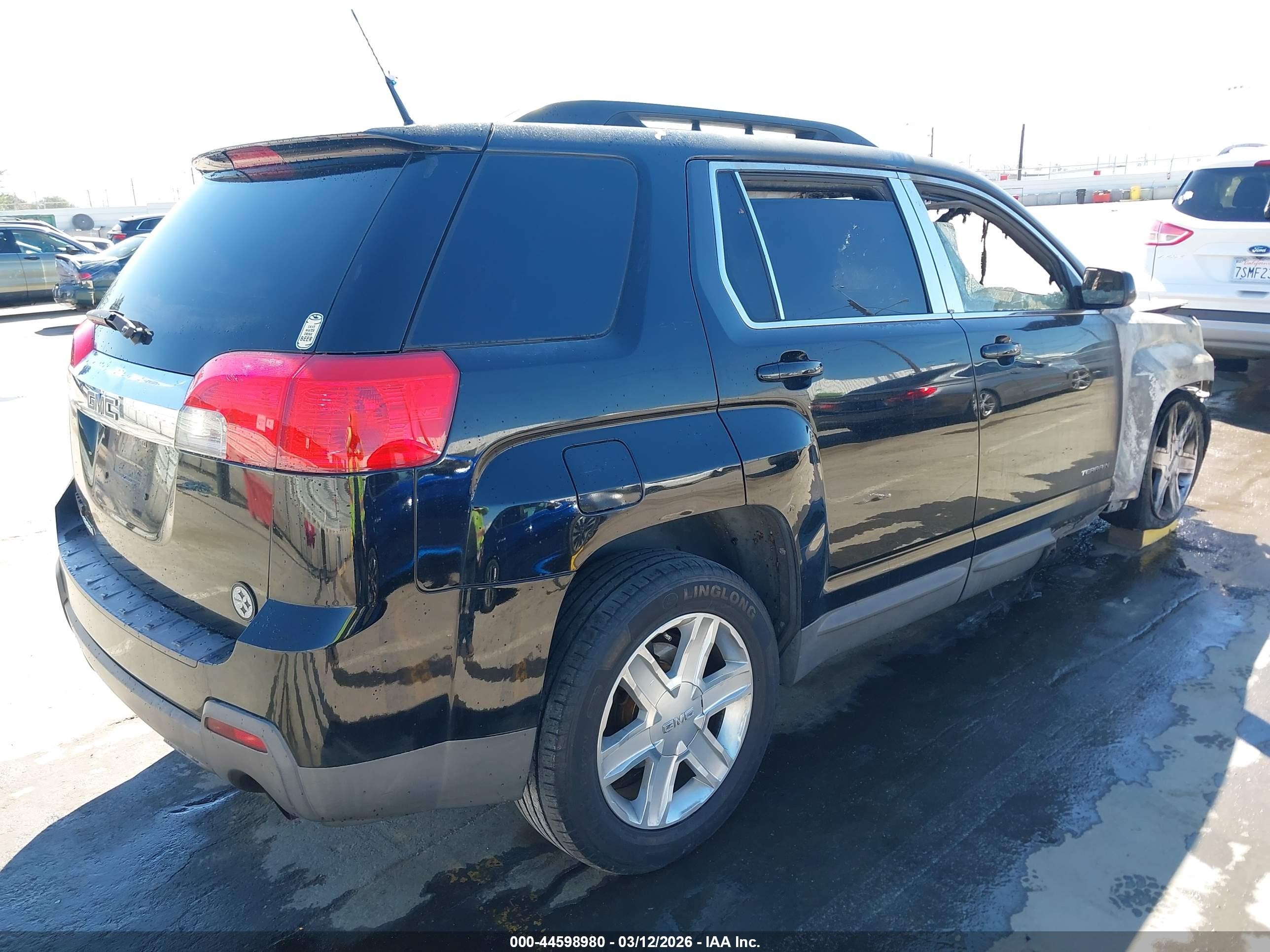 2010 Gmc Terrain Sle-2 Black vin: 2CTFLDEY5A6260463